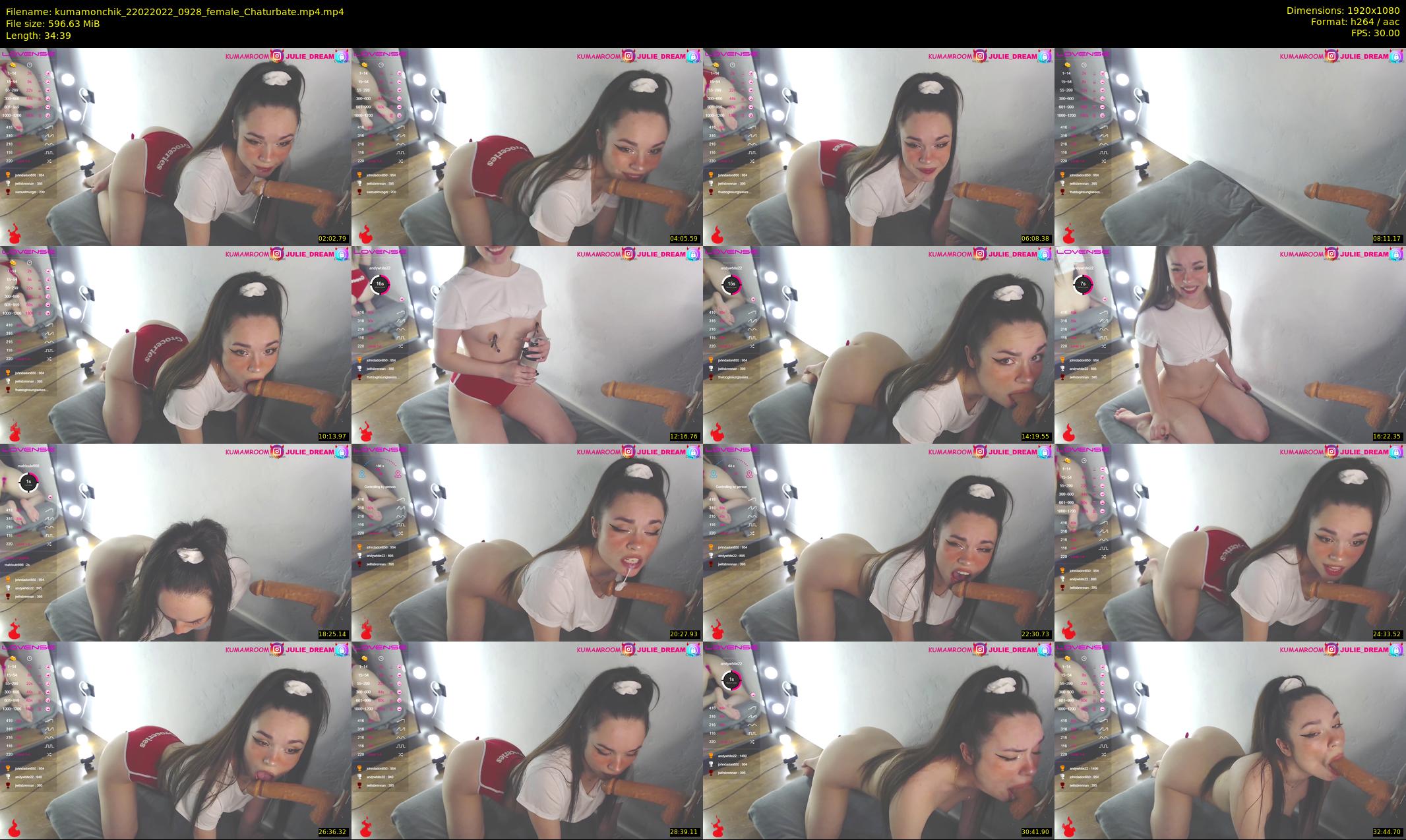 kumamonchik — 35 minute Chaturbate couple cam show recording, 1080p, Feb 22, 2022