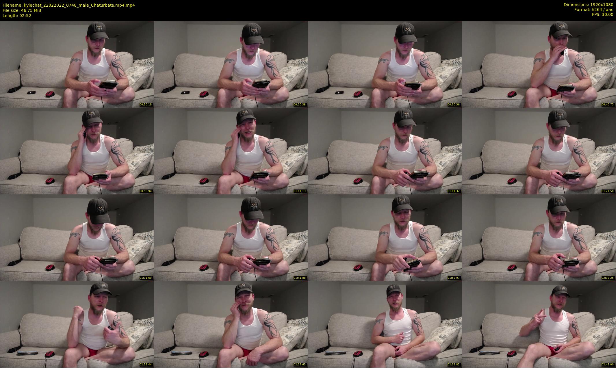 kylechat — 3 minute Chaturbate male cam show recording, 1080p, Feb 22, 2022