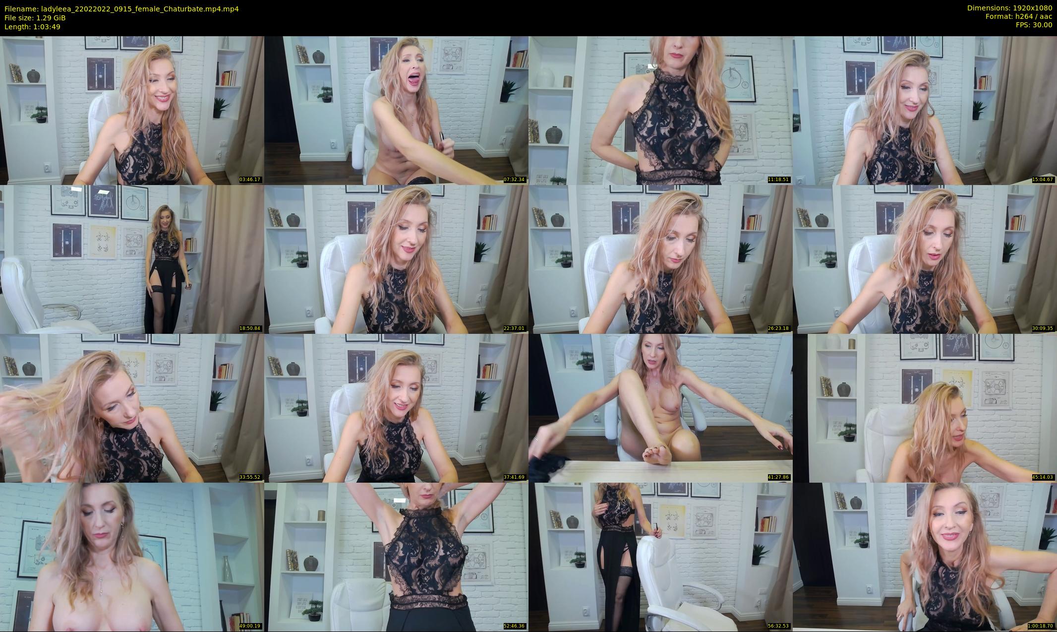 ladyleea — 64 minute Chaturbate female cam show recording, 1080p, Feb 22, 2022
