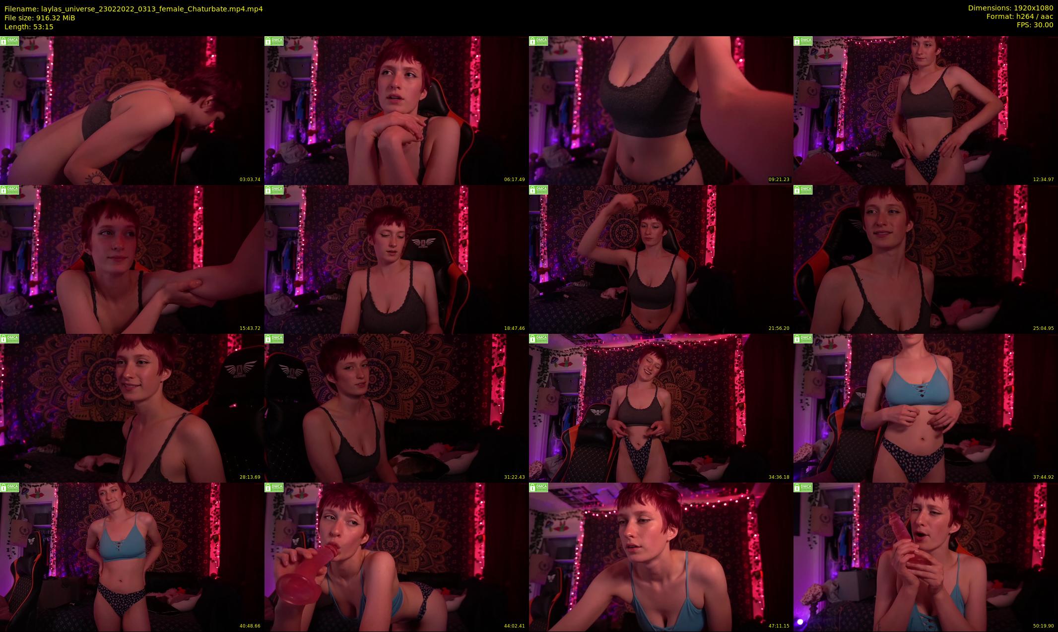 laylas_universe — 54 minute Chaturbate female cam show recording, 1080p, Feb 23, 2022
