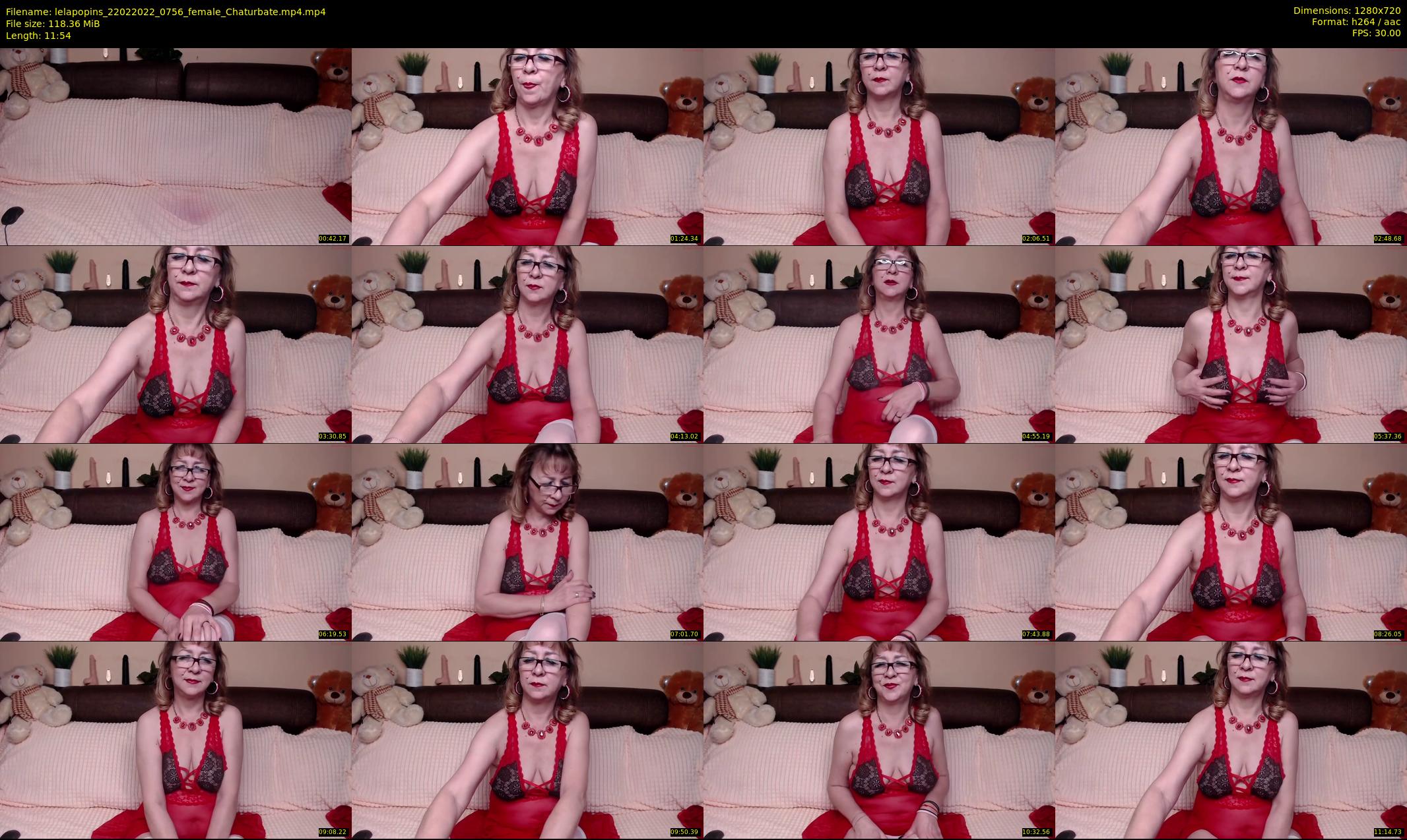 lelapopins — 12 minute Chaturbate female cam show recording, 720p, Feb 22, 2022
