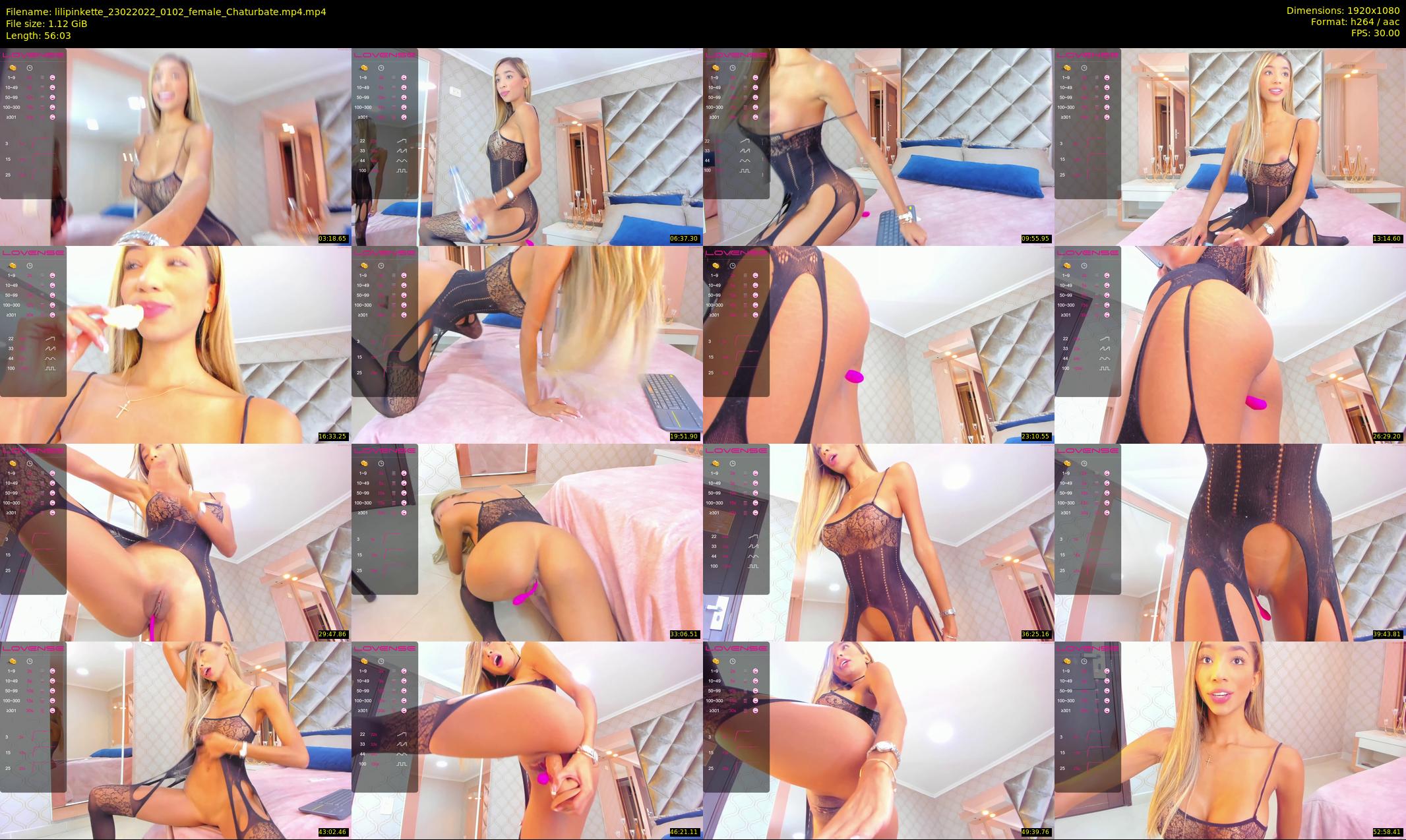 lilipinkette — 57 minute Chaturbate female cam show recording, 1080p, Feb 23, 2022