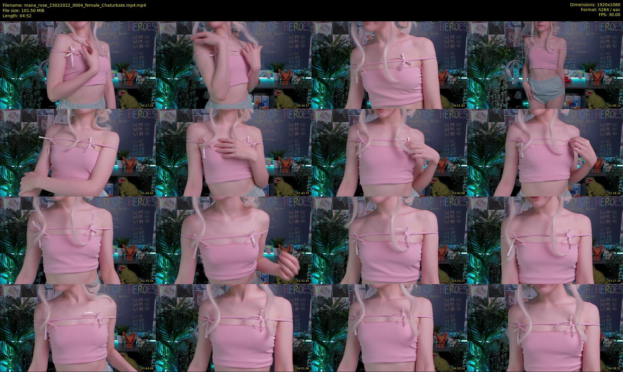 mana_rose — 5 minute Chaturbate female cam show recording, 1080p, Feb 23, 2022