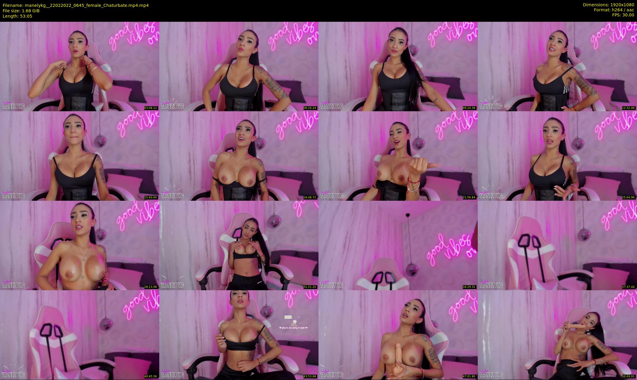 manelykg_ — 54 minute Chaturbate female cam show recording, 1080p, Feb 22, 2022