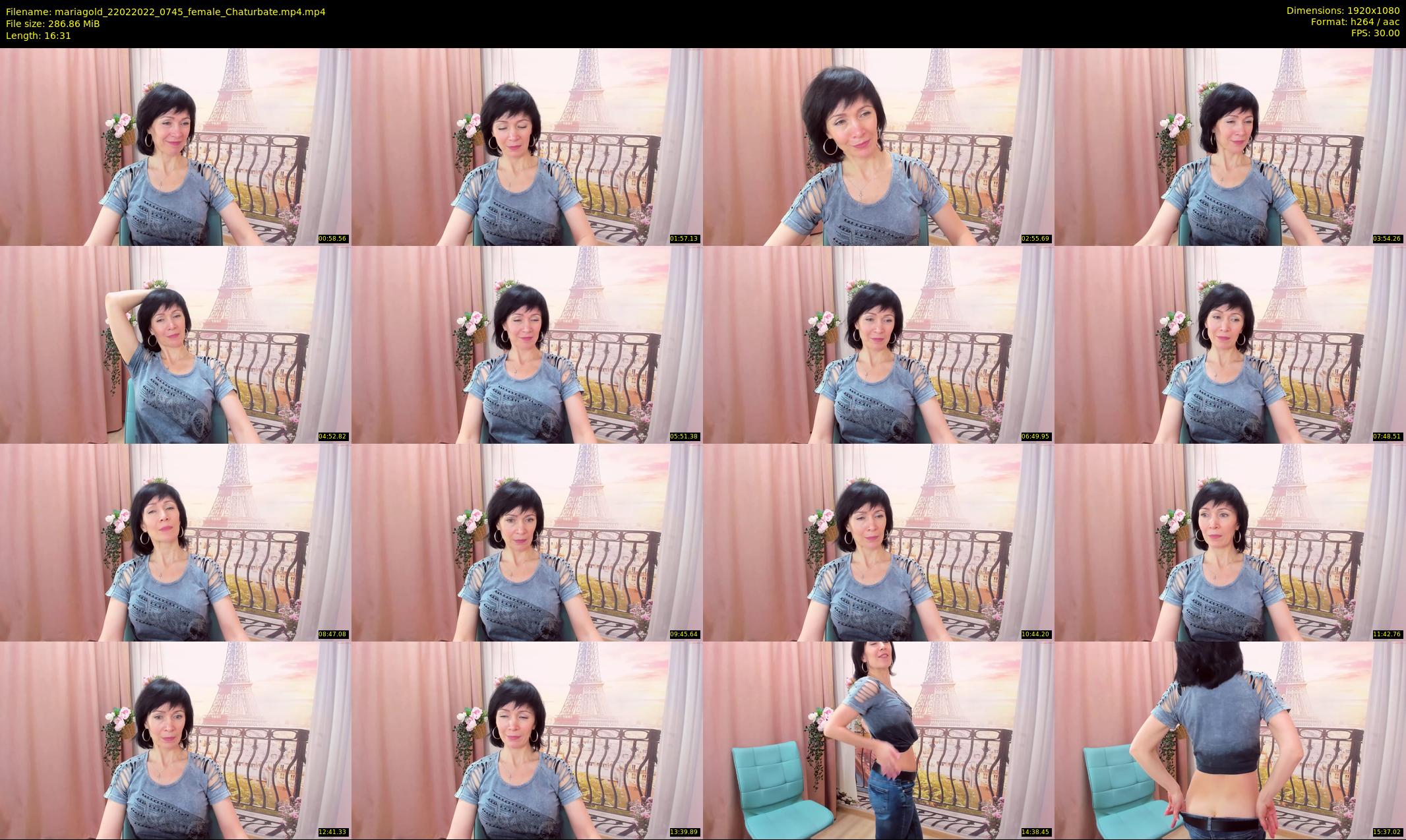 mariagold — 17 minute Chaturbate female cam show recording, 1080p, Feb 22, 2022