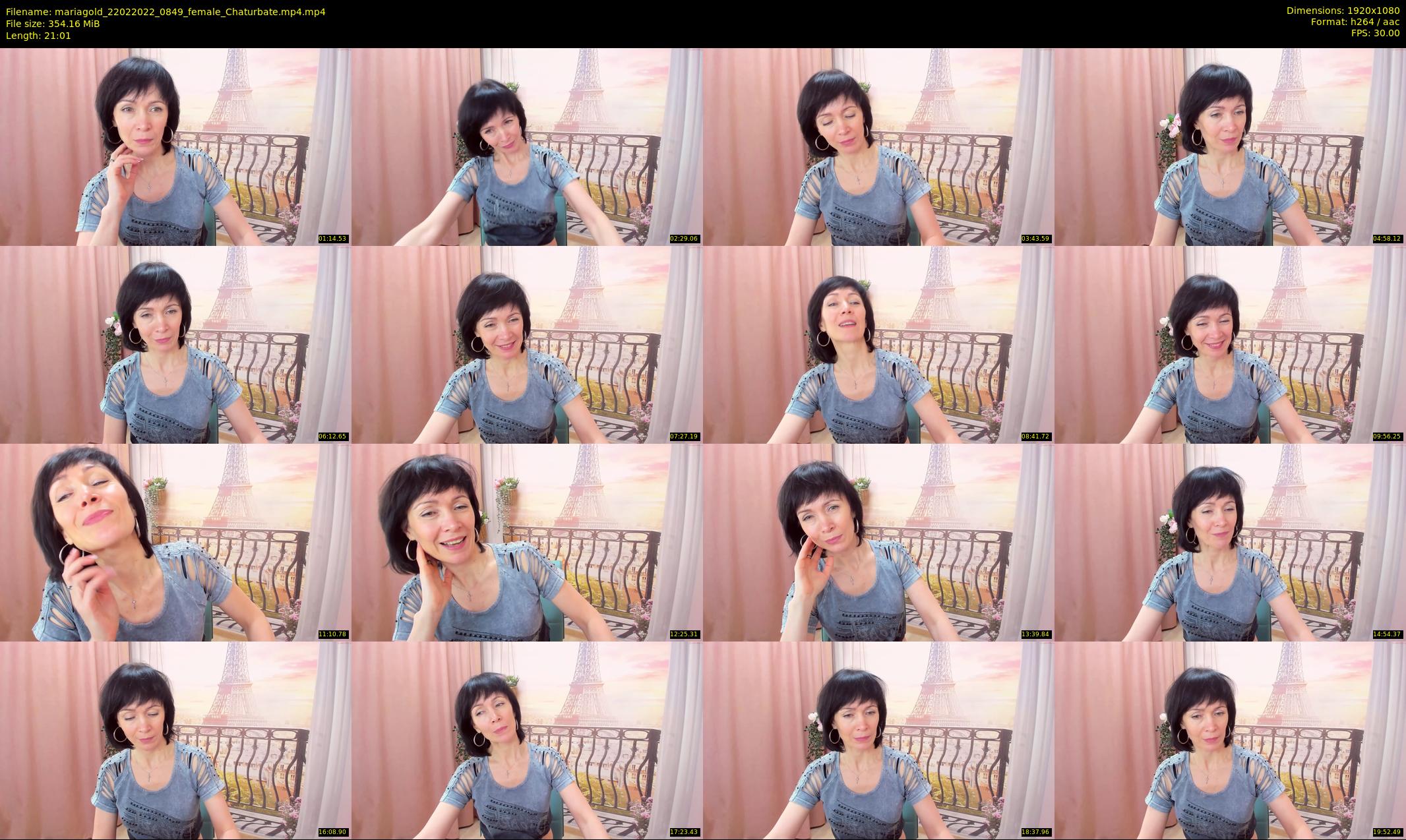 mariagold — 22 minute Chaturbate female cam show recording, 1080p, Feb 22, 2022