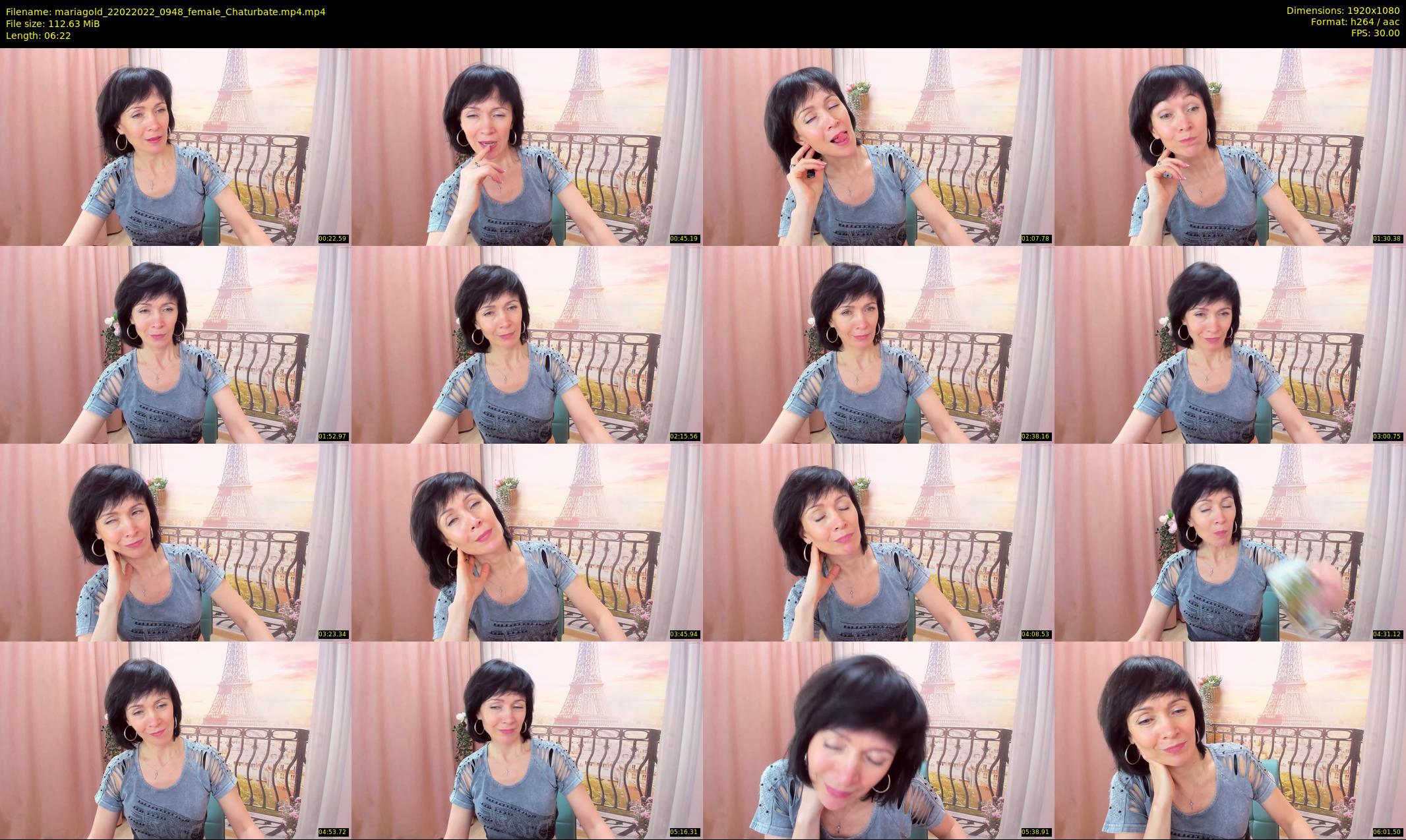 mariagold — 7 minute Chaturbate female cam show recording, 1080p, Feb 22, 2022