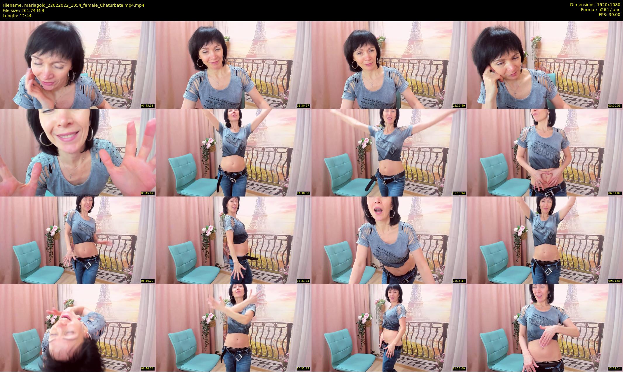 mariagold — 13 minute Chaturbate female cam show recording, 1080p, Feb 22, 2022