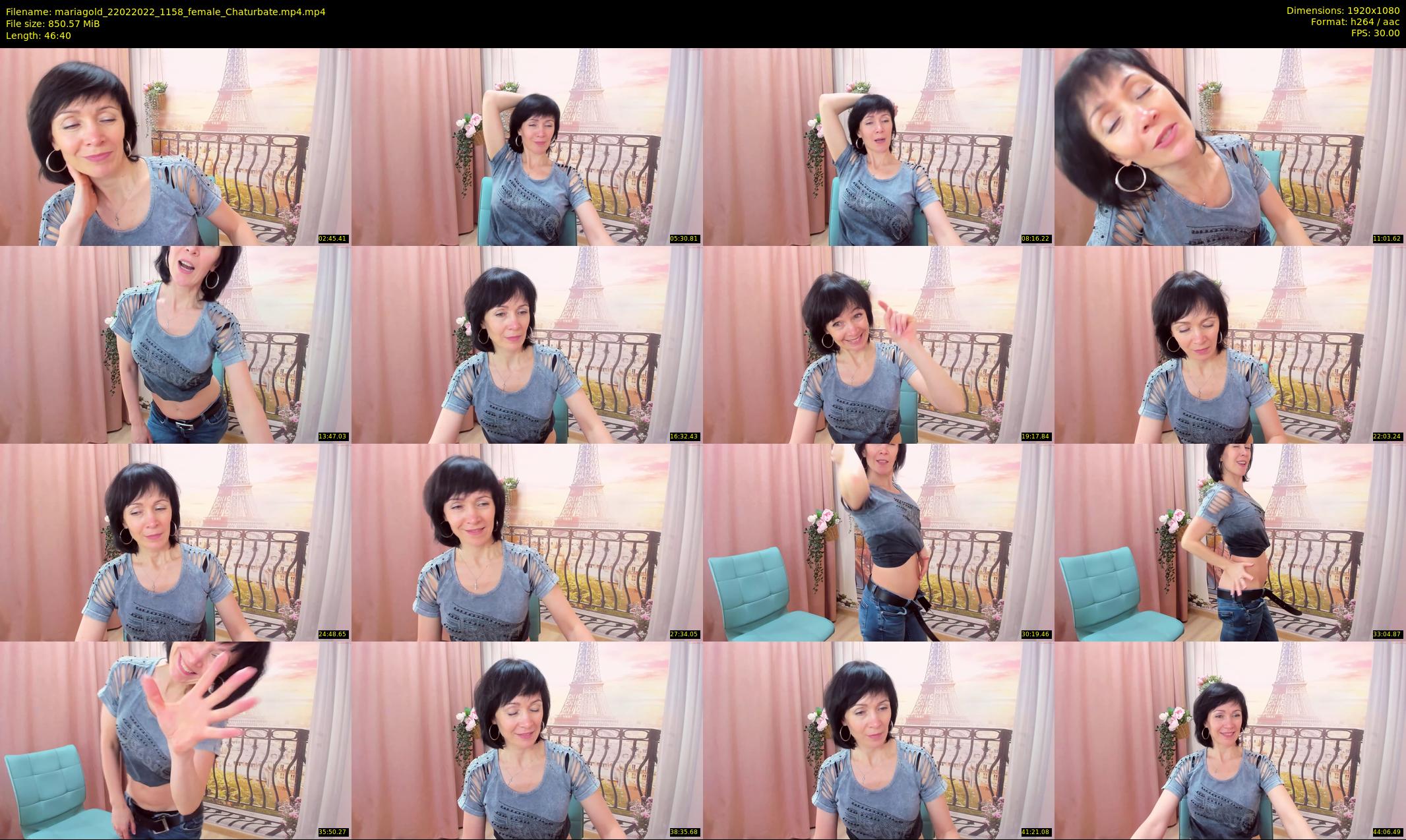 mariagold — 47 minute Chaturbate female cam show recording, 1080p, Feb 22, 2022