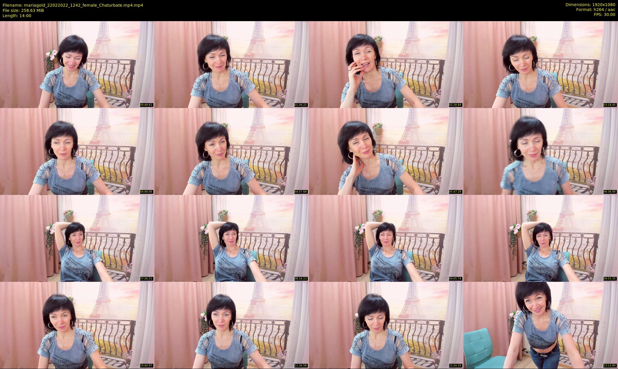 mariagold — 14 minute Chaturbate female cam show recording, 1080p, Feb 22, 2022