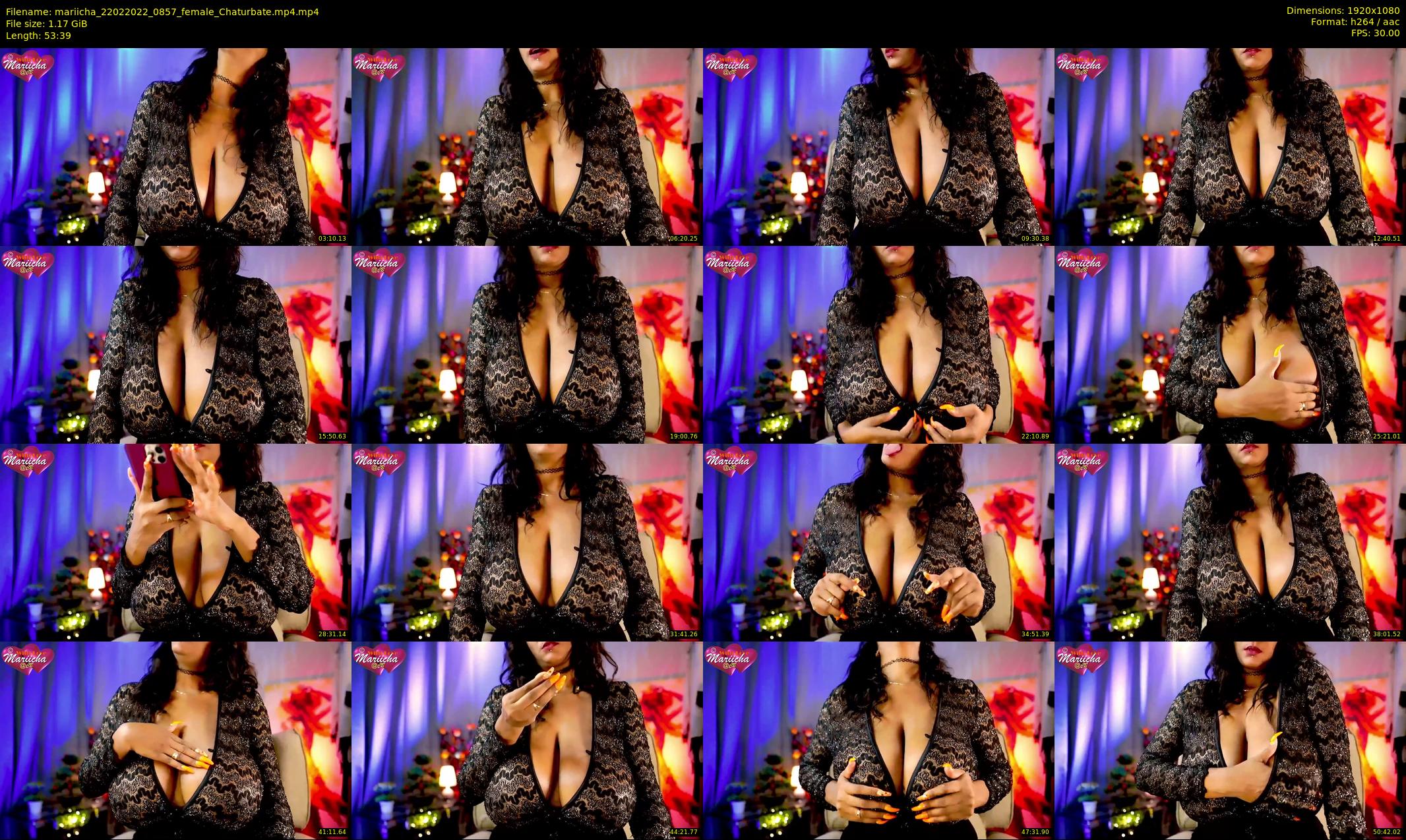 mariicha — 54 minute Chaturbate female cam show recording, 1080p, Feb 22, 2022