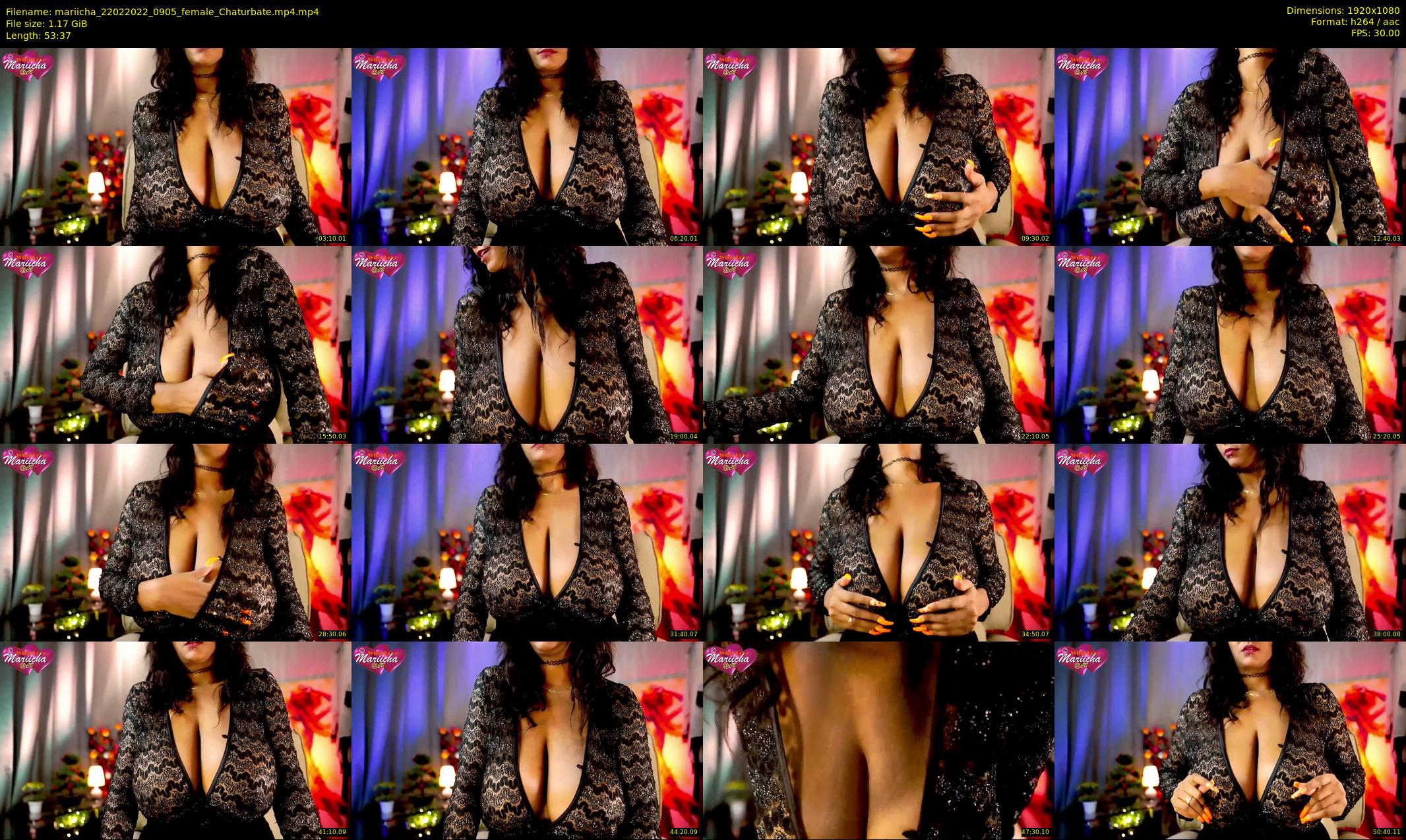 mariicha — 54 minute Chaturbate female cam show recording, 1080p, Feb 22, 2022