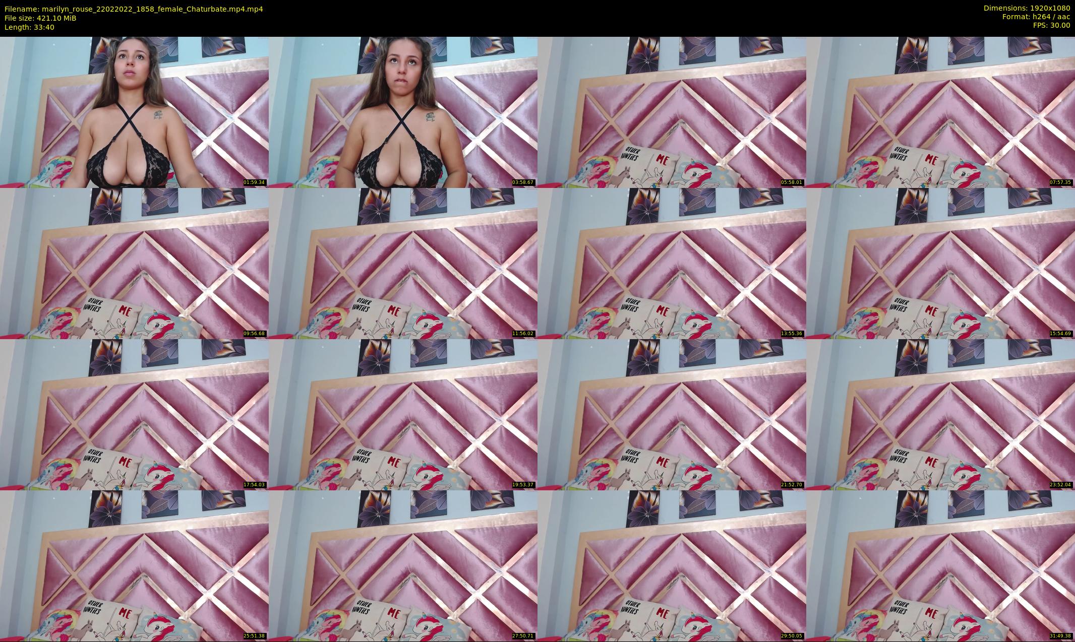 marilyn_rouse — 34 minute Chaturbate female cam show recording, 1080p, Feb 22, 2022