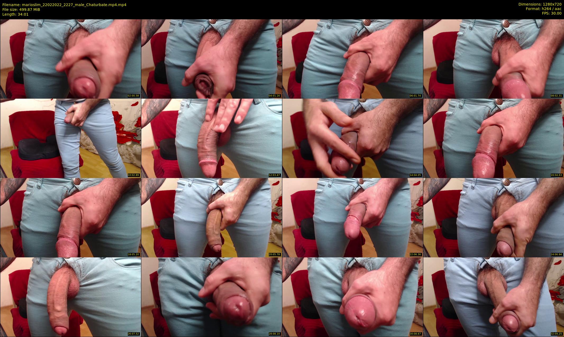 marioslim — 35 minute Chaturbate male cam show recording, 720p, Feb 22, 2022