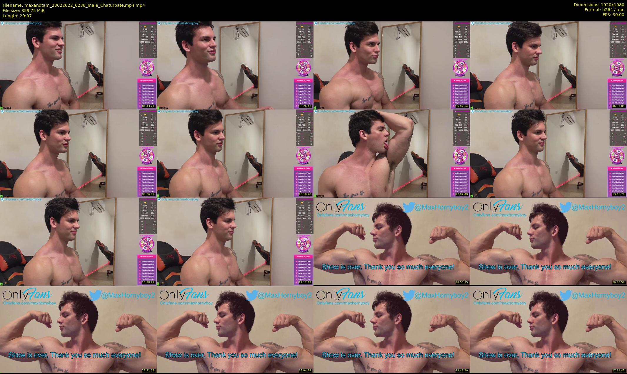 maxandtam — 30 minute Chaturbate couple cam show recording, 1080p, Feb 23, 2022