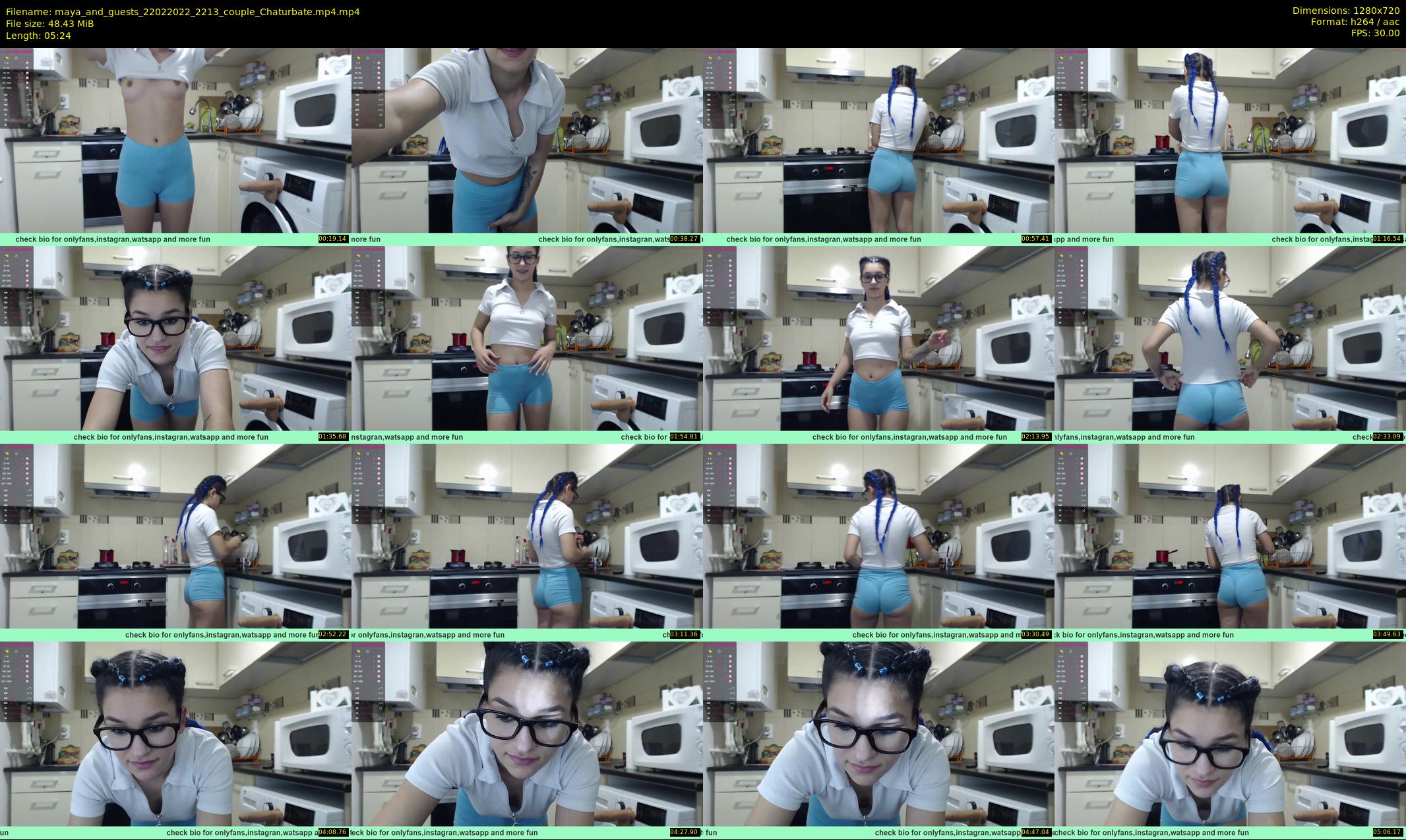 maya_and_guests — 6 minute Chaturbate couple cam show recording, 720p, Feb 22, 2022