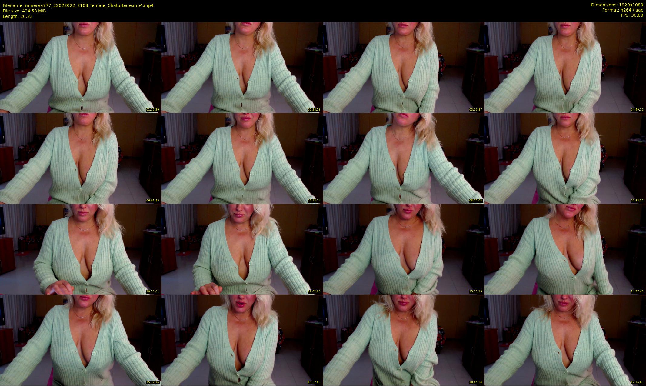 minerva777 — 21 minute Chaturbate female cam show recording, 1080p, Feb 22, 2022