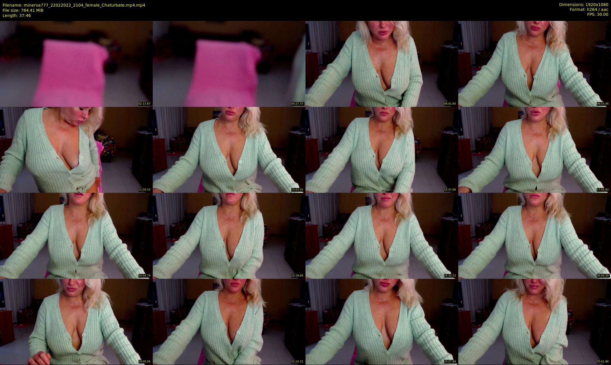 minerva777 — 38 minute Chaturbate female cam show recording, 1080p, Feb 22, 2022
