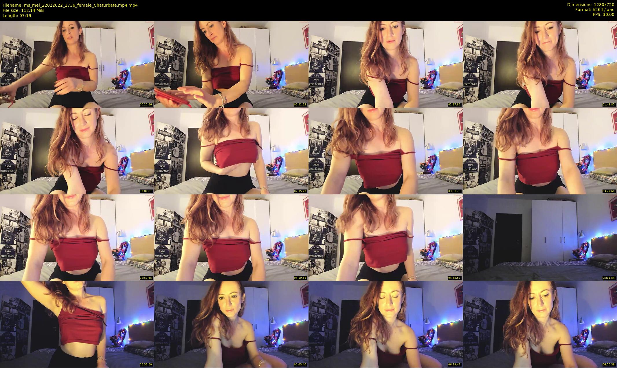 ms_mel — 8 minute Chaturbate female cam show recording, 720p, Feb 22, 2022