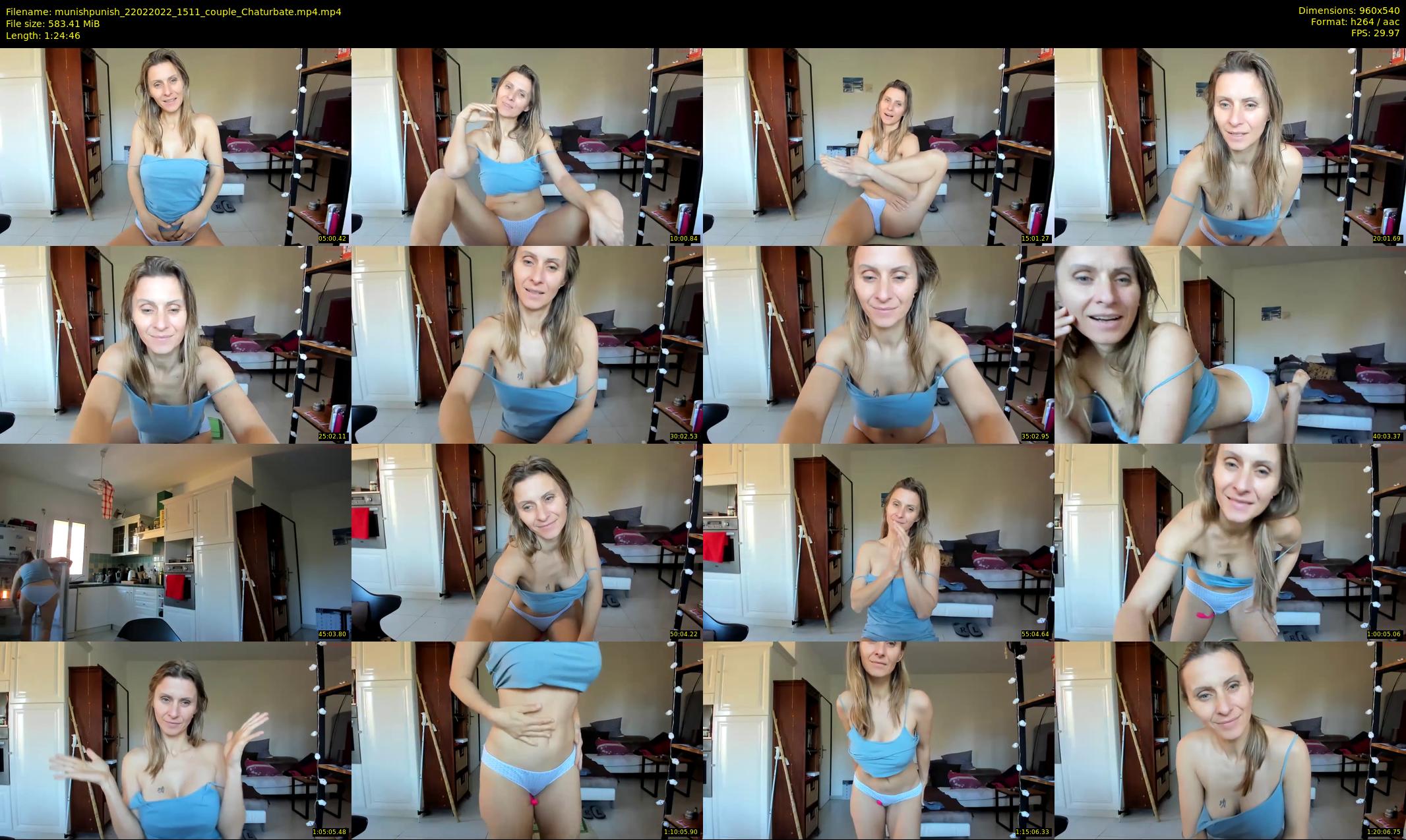munishpunish — 85 minute Chaturbate couple cam show recording, 480p, Feb 22, 2022