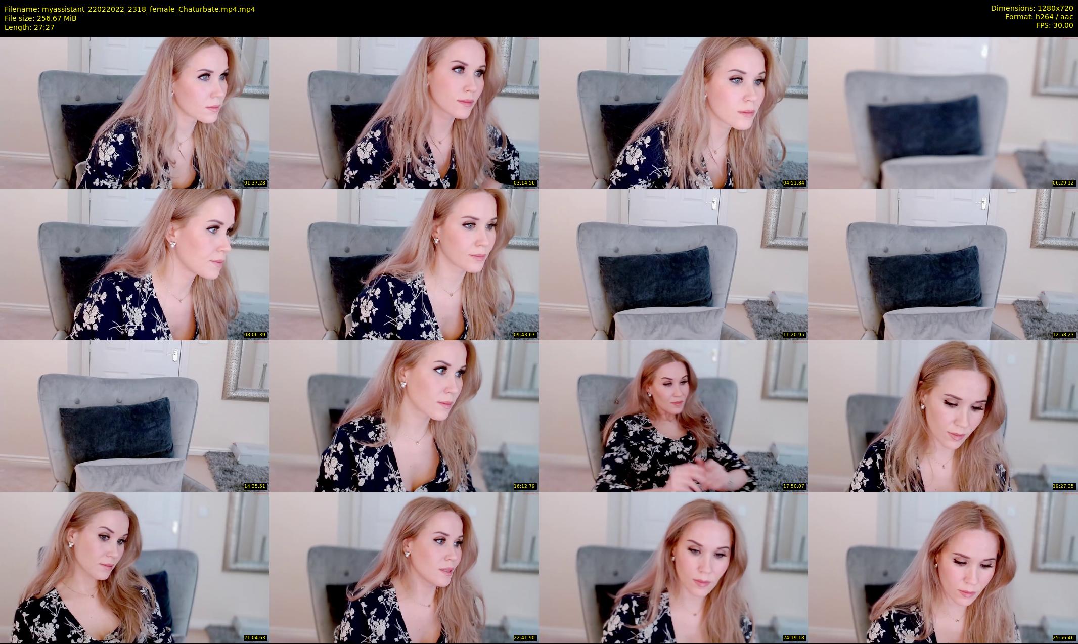 myassistant — 28 minute Chaturbate female cam show recording, 720p, Feb 22, 2022