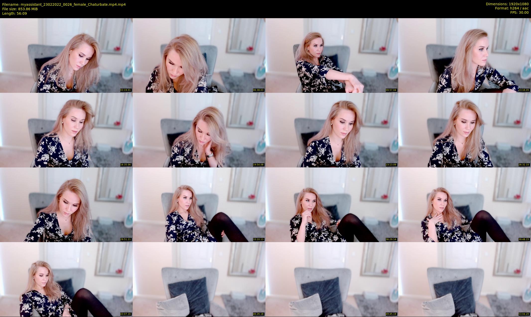 myassistant — 57 minute Chaturbate female cam show recording, 1080p, Feb 23, 2022