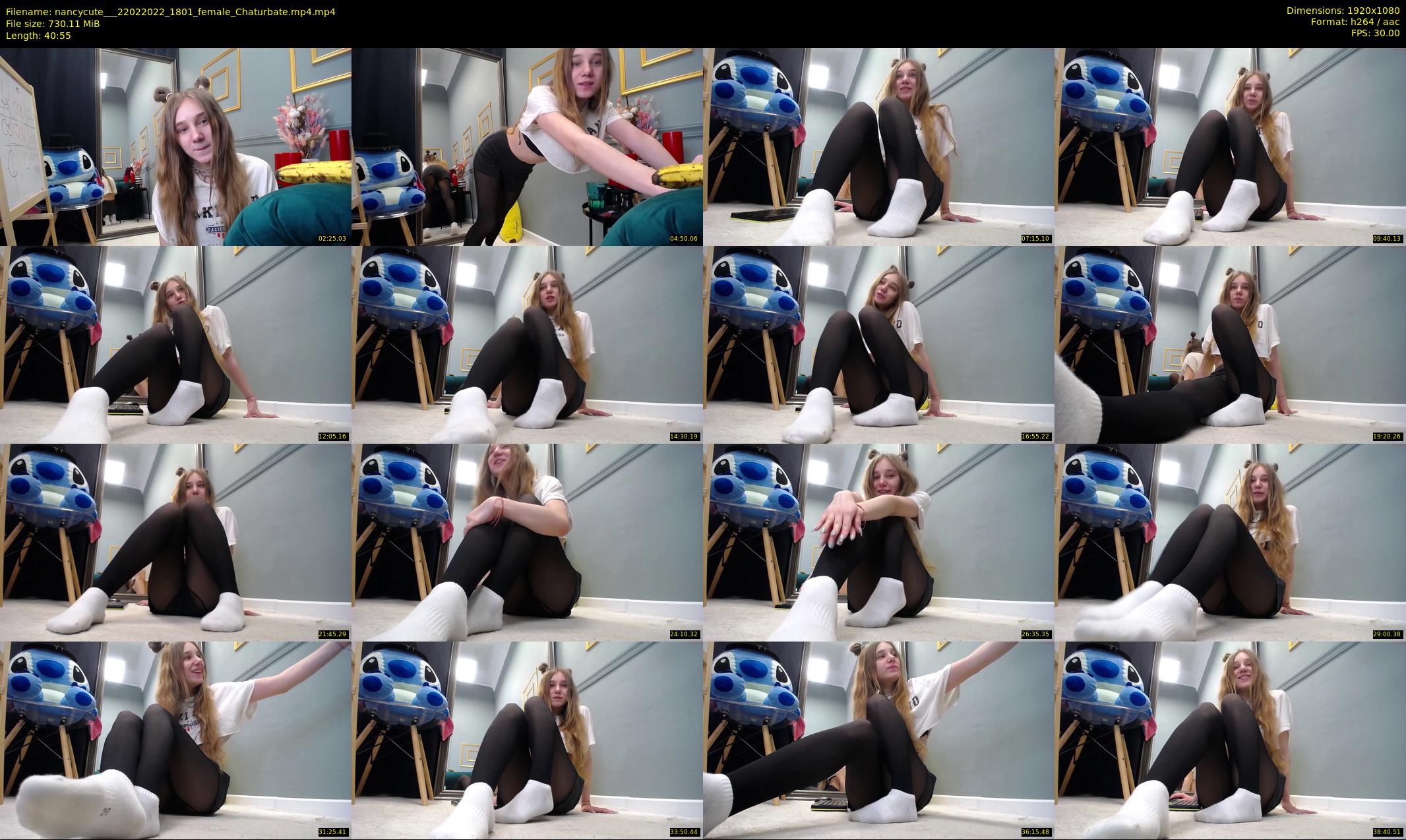 nancycute__ — 41 minute Chaturbate female cam show recording, 1080p, Feb 22, 2022