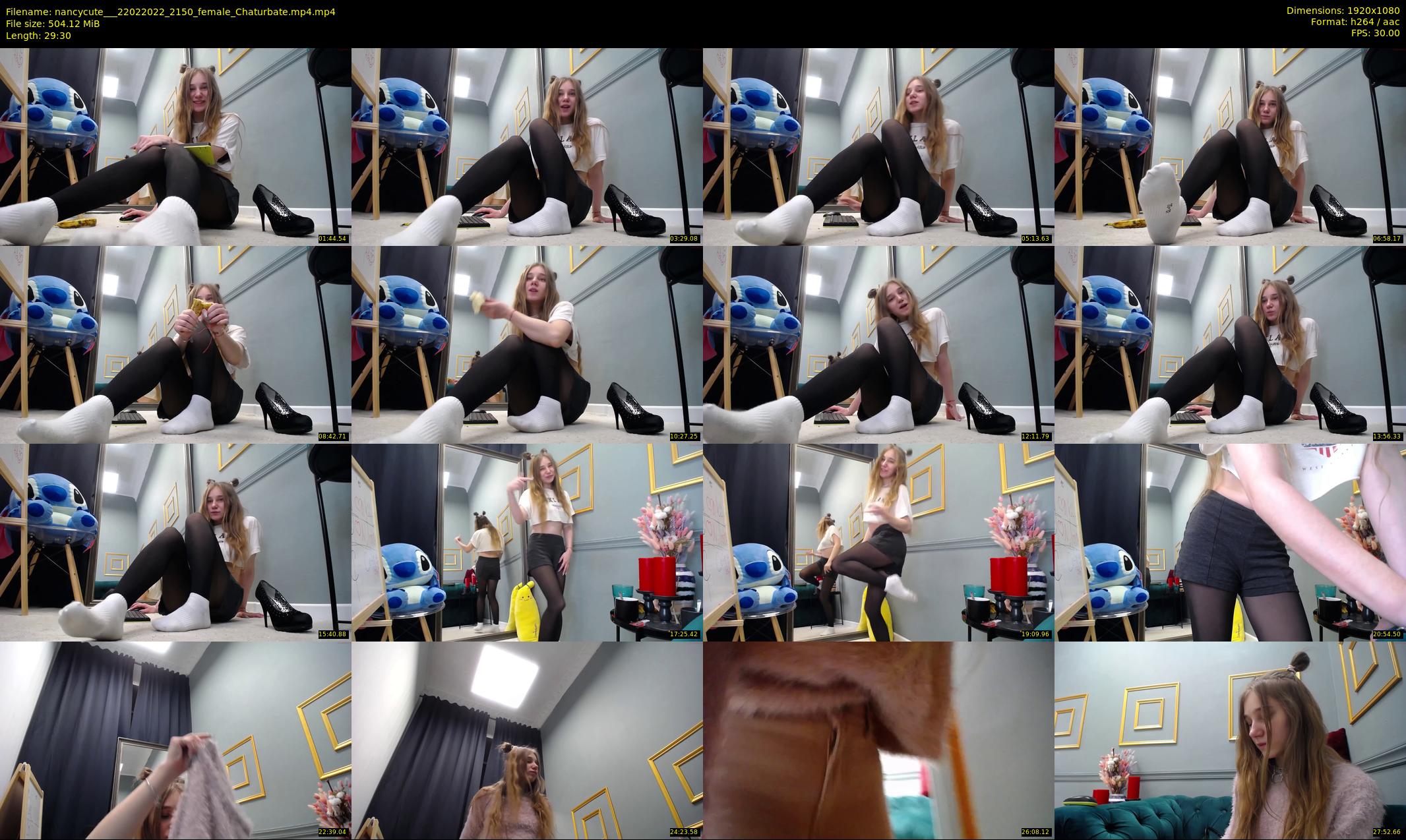 nancycute__ — 30 minute Chaturbate female cam show recording, 1080p, Feb 22, 2022