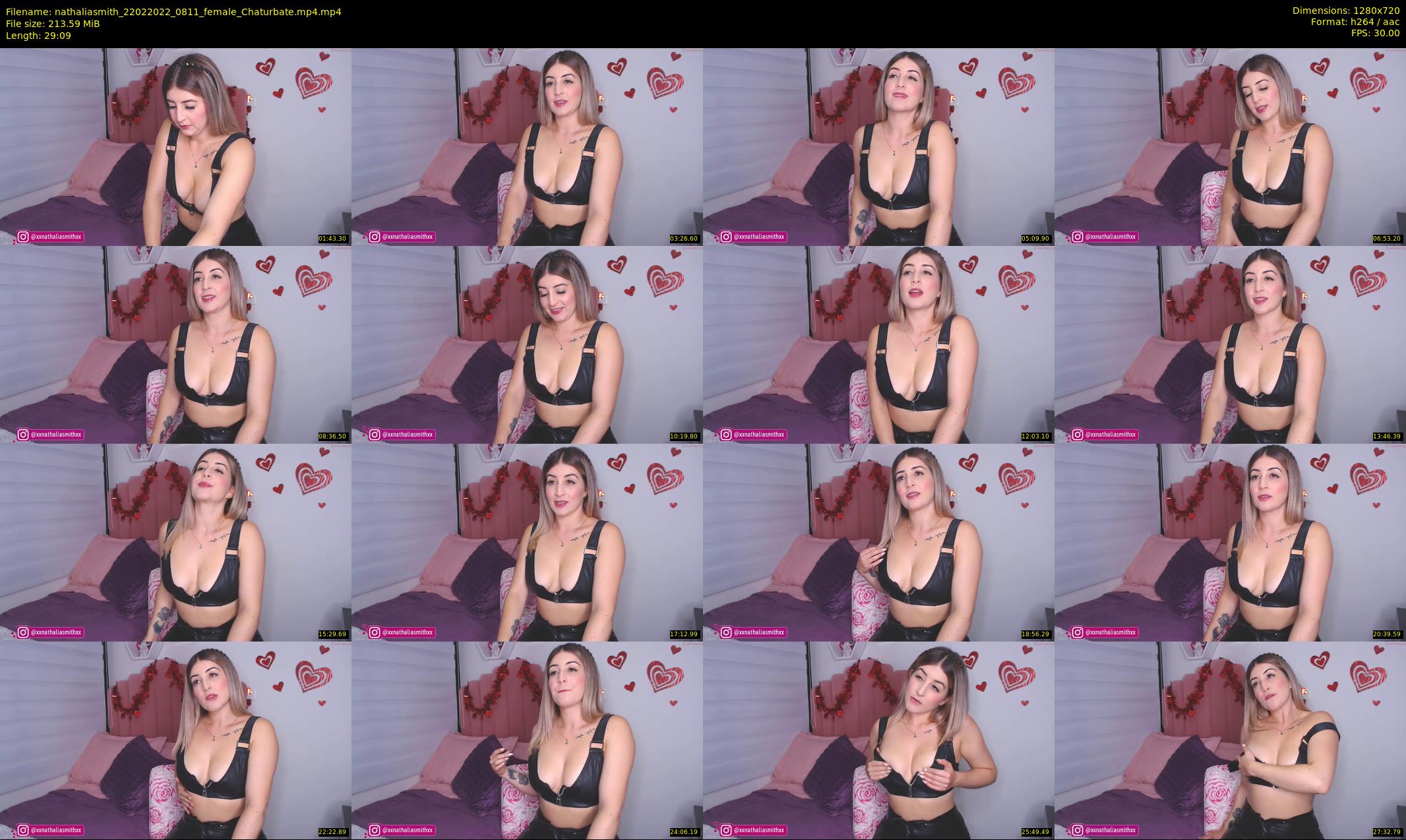 nathaliasmith — 30 minute Chaturbate female cam show recording, 720p, Feb 22, 2022