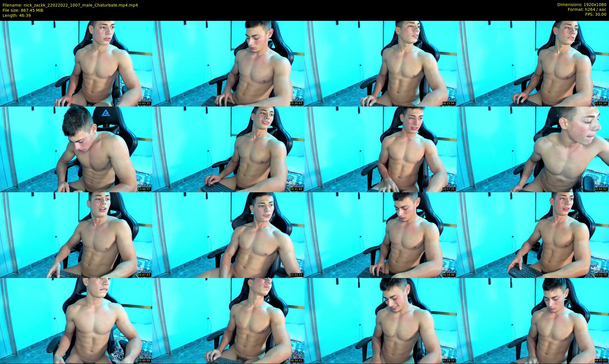 nick_zackk — 47 minute Chaturbate male cam show recording, 1080p, Feb 22, 2022