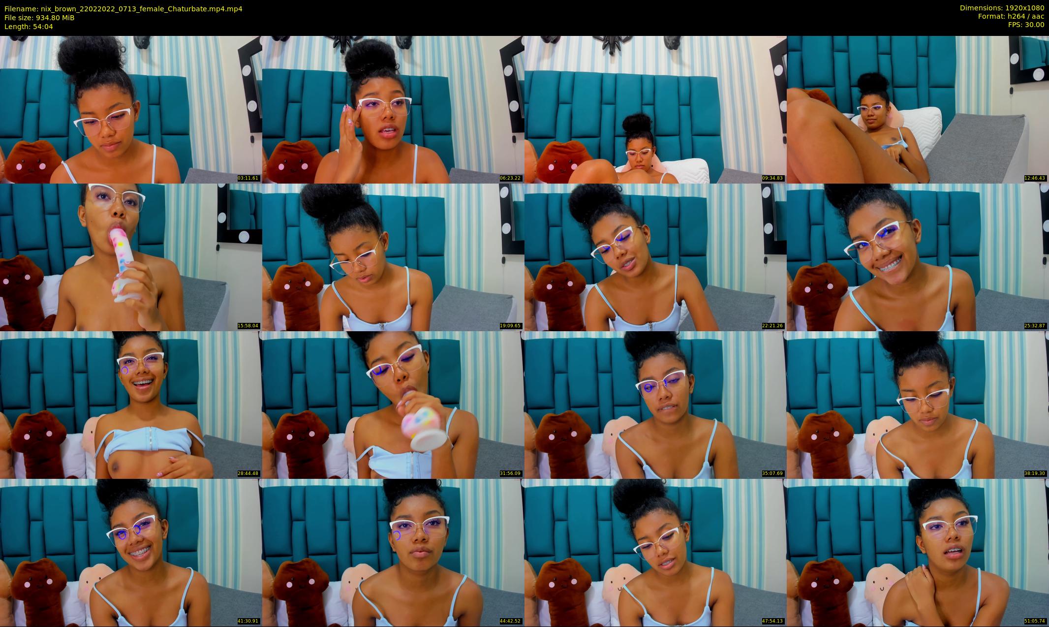 nix_brown — 55 minute Chaturbate female cam show recording, 1080p, Feb 22, 2022