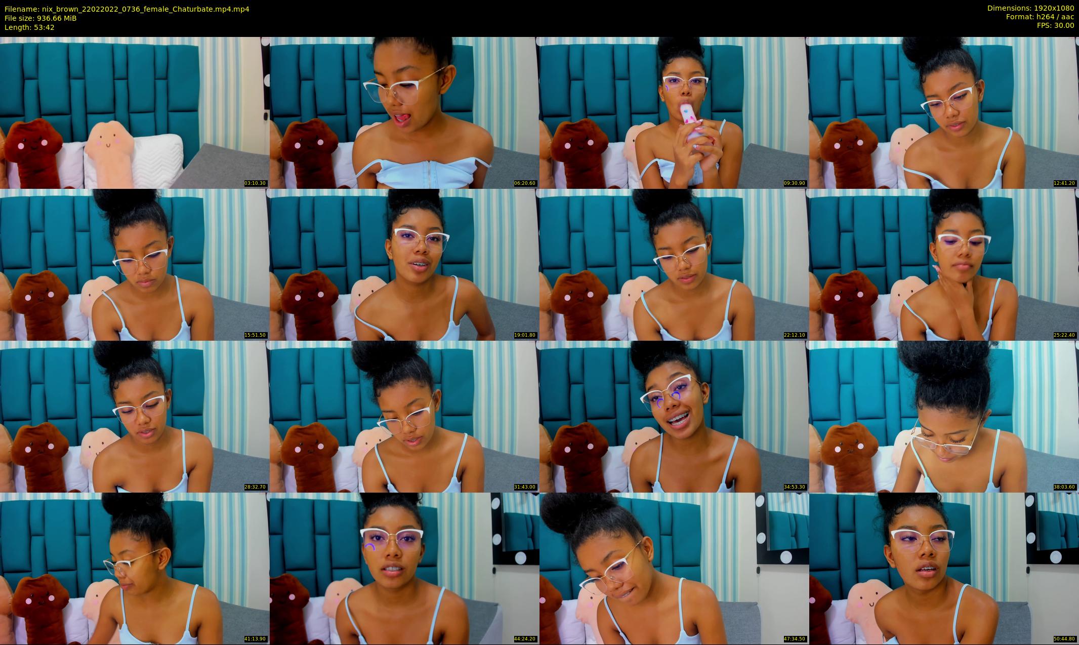nix_brown — 54 minute Chaturbate female cam show recording, 1080p, Feb 22, 2022