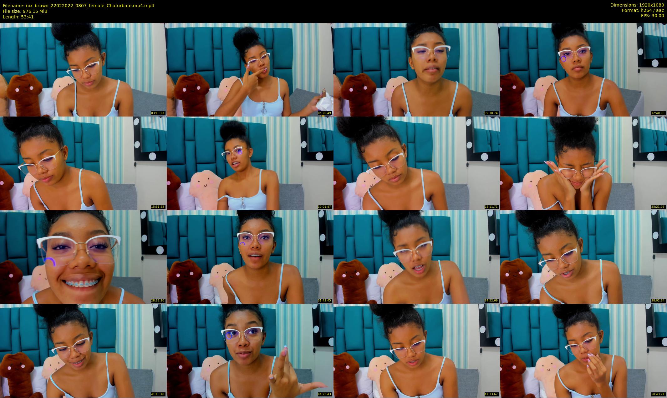 nix_brown — 54 minute Chaturbate female cam show recording, 1080p, Feb 22, 2022