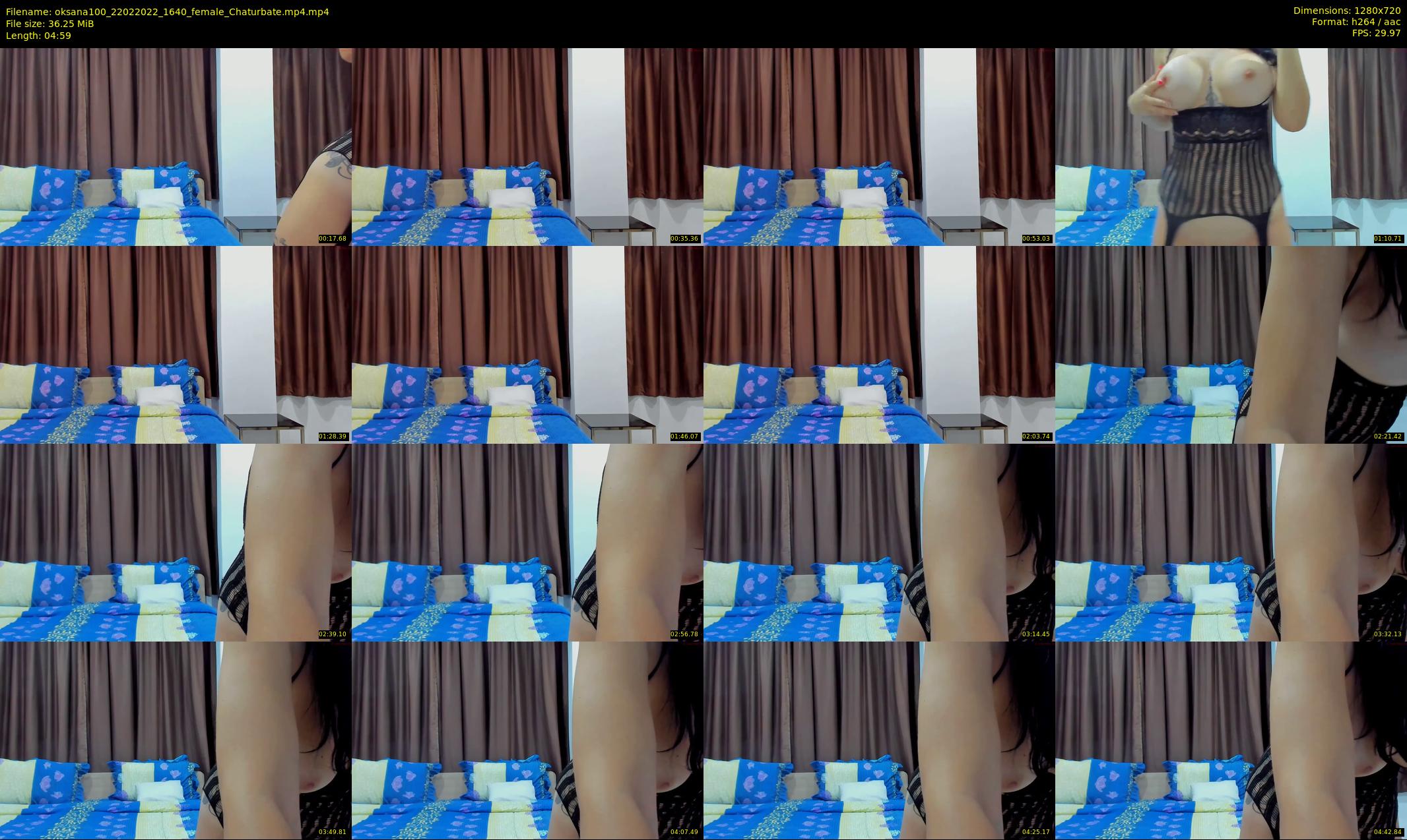 oksana100 — 5 minute Chaturbate female cam show recording, 720p, Feb 22, 2022