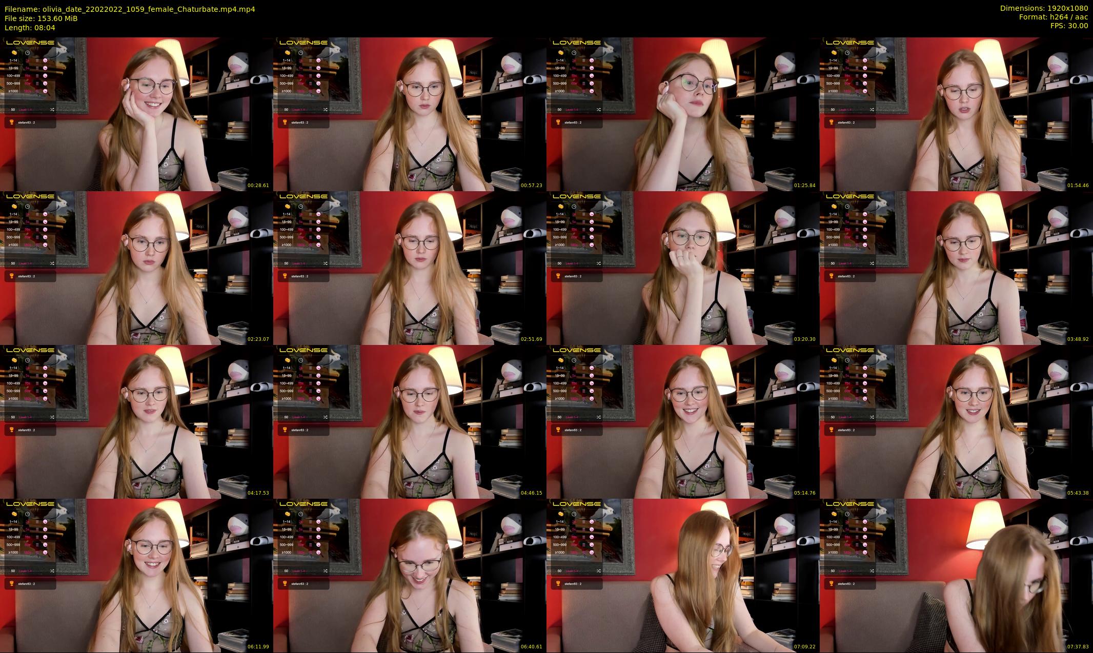 olivia_date — 9 minute Chaturbate female cam show recording, 1080p, Feb 22, 2022