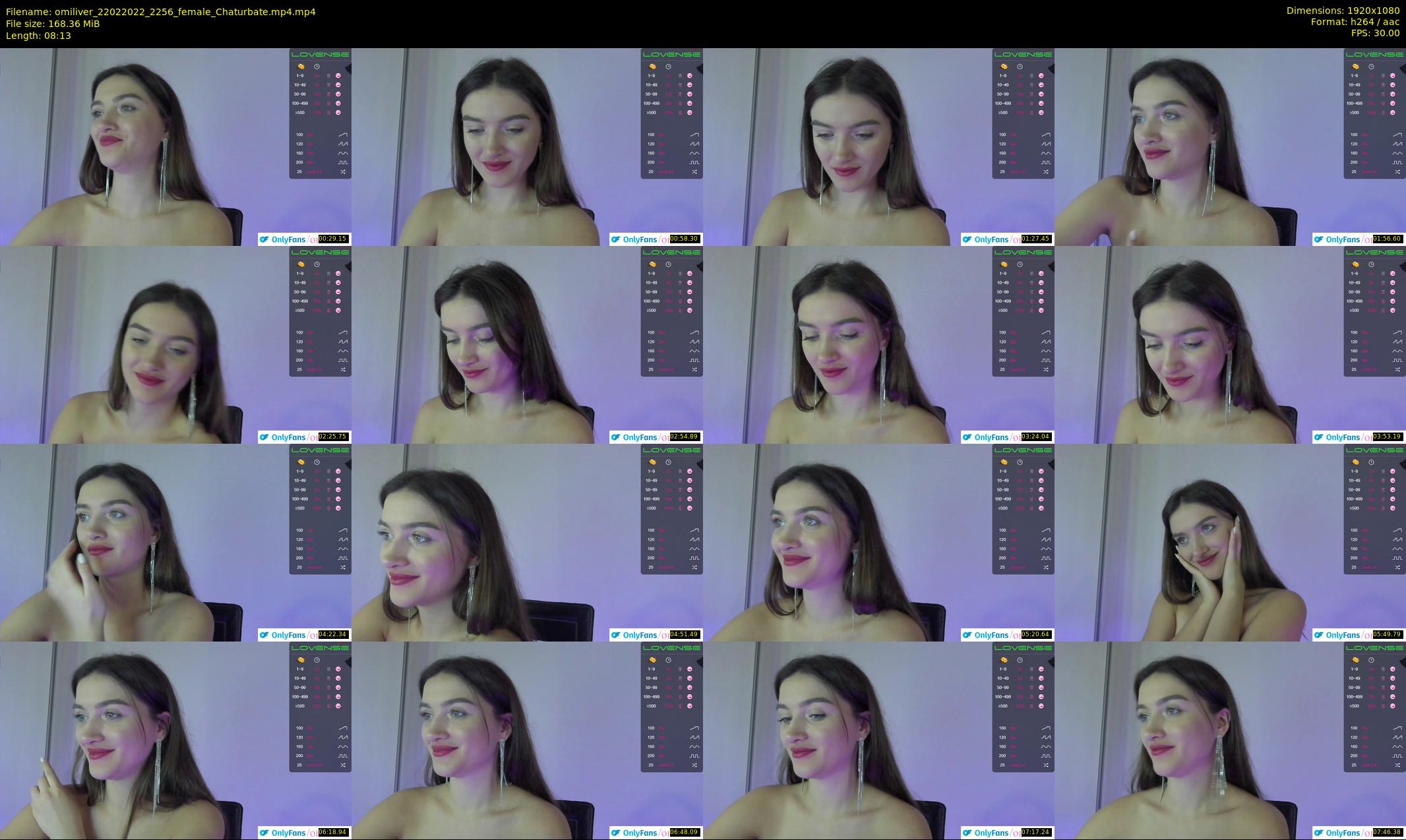 omiliver — 9 minute Chaturbate female cam show recording, 1080p, Feb 22, 2022