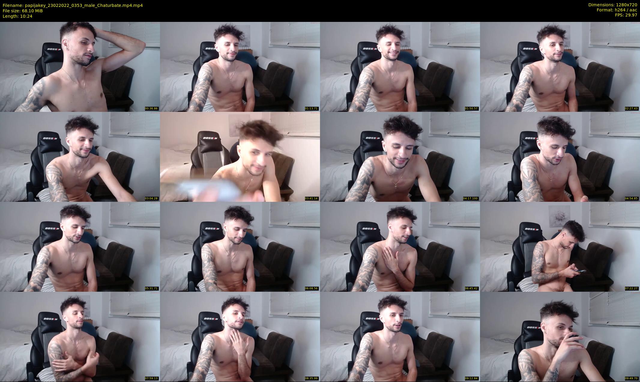 papijakey — 11 minute Chaturbate male cam show recording, 720p, Feb 23, 2022