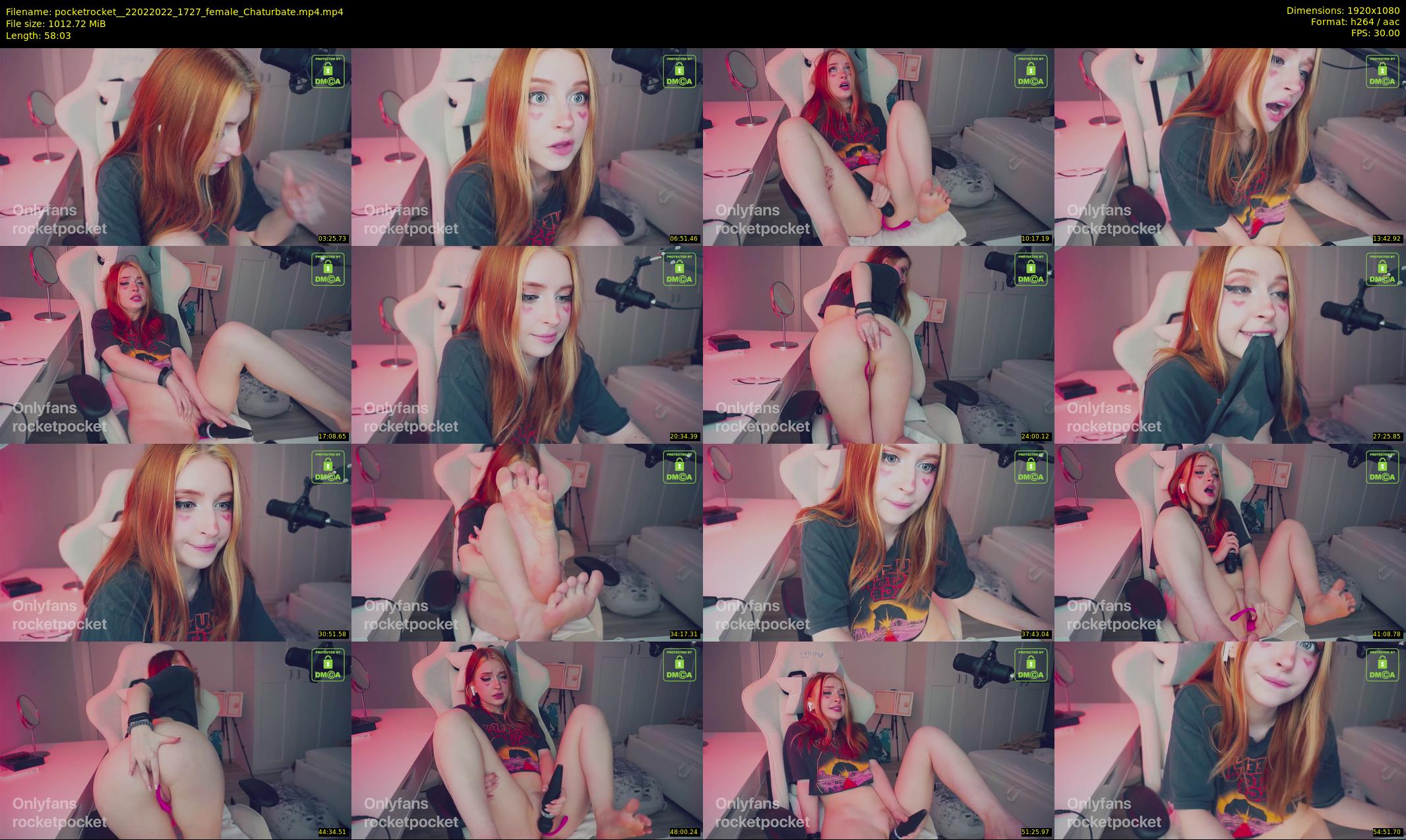 pocketrocket_ — 59 minute Chaturbate female cam show recording, 1080p, Feb 22, 2022