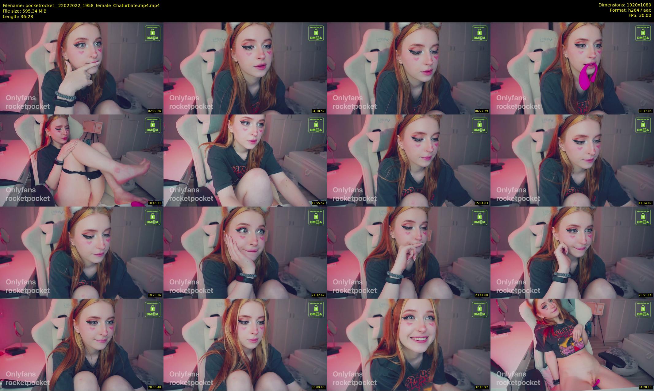 pocketrocket_ — 37 minute Chaturbate female cam show recording, 1080p, Feb 22, 2022