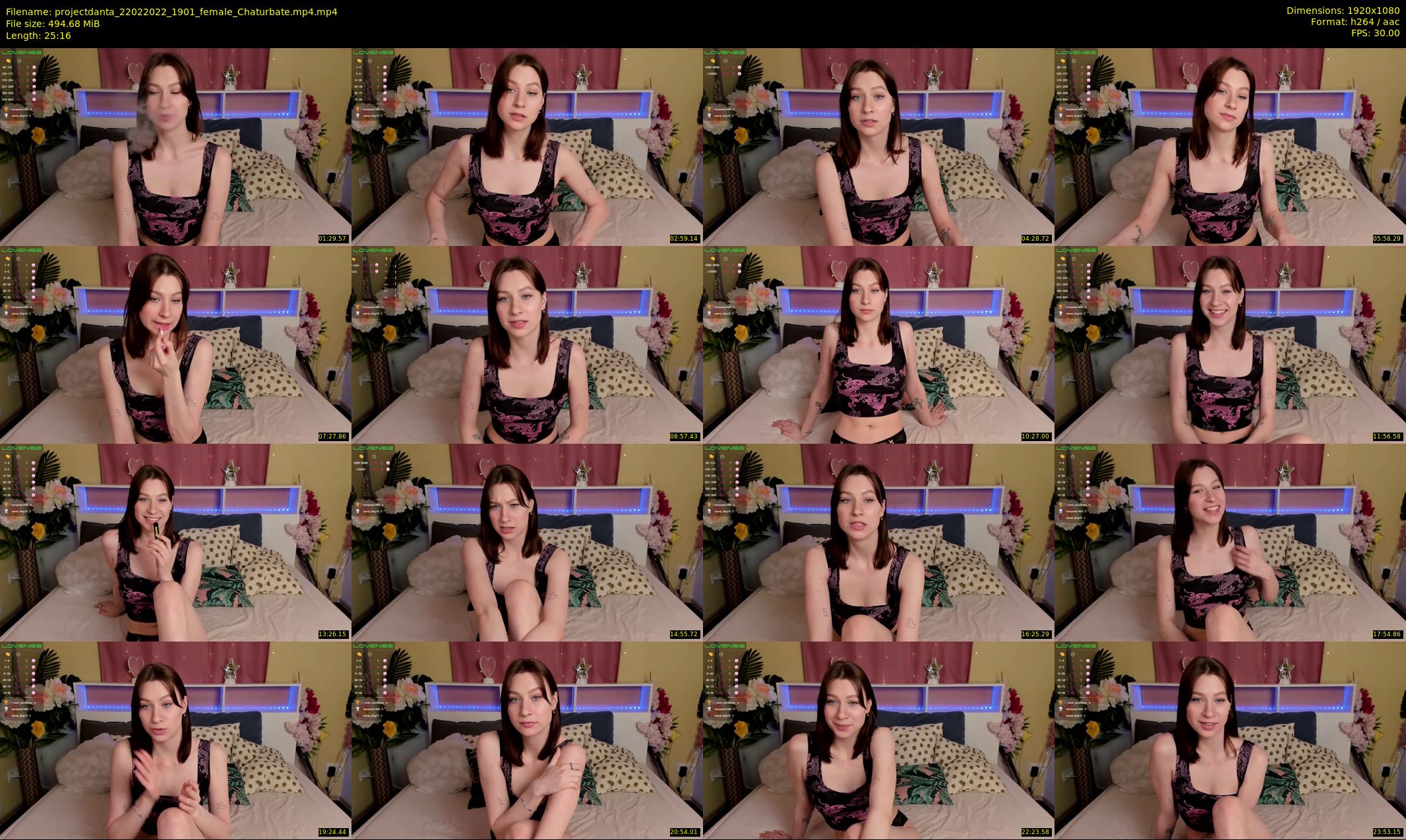 projectdanta — 26 minute Chaturbate female cam show recording, 1080p, Feb 22, 2022