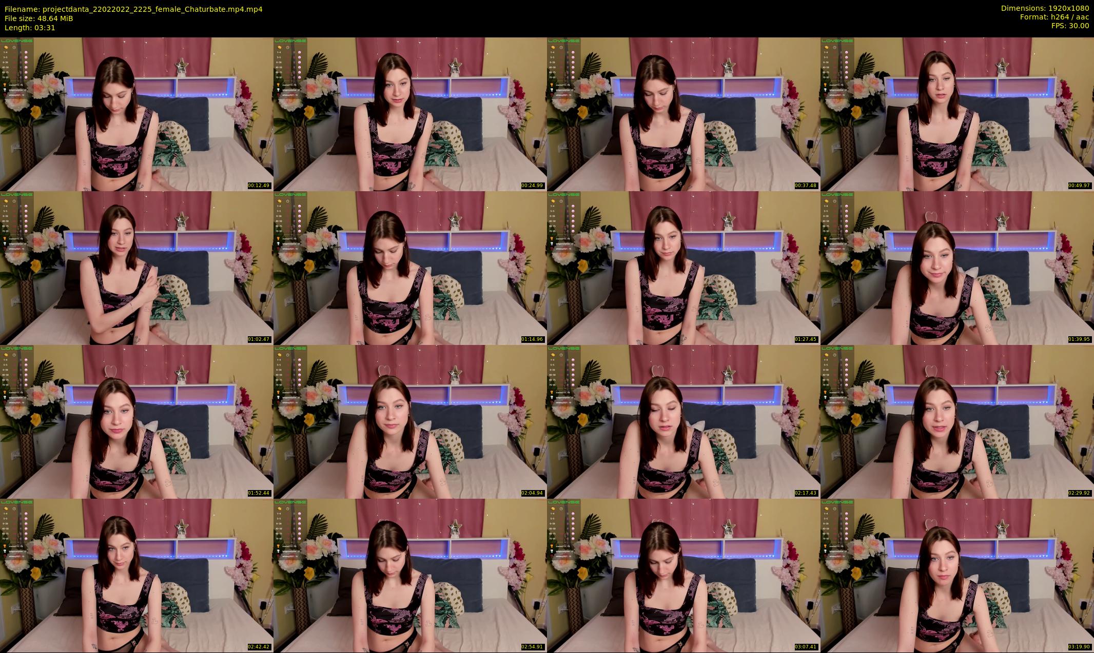 projectdanta — 4 minute Chaturbate female cam show recording, 1080p, Feb 22, 2022