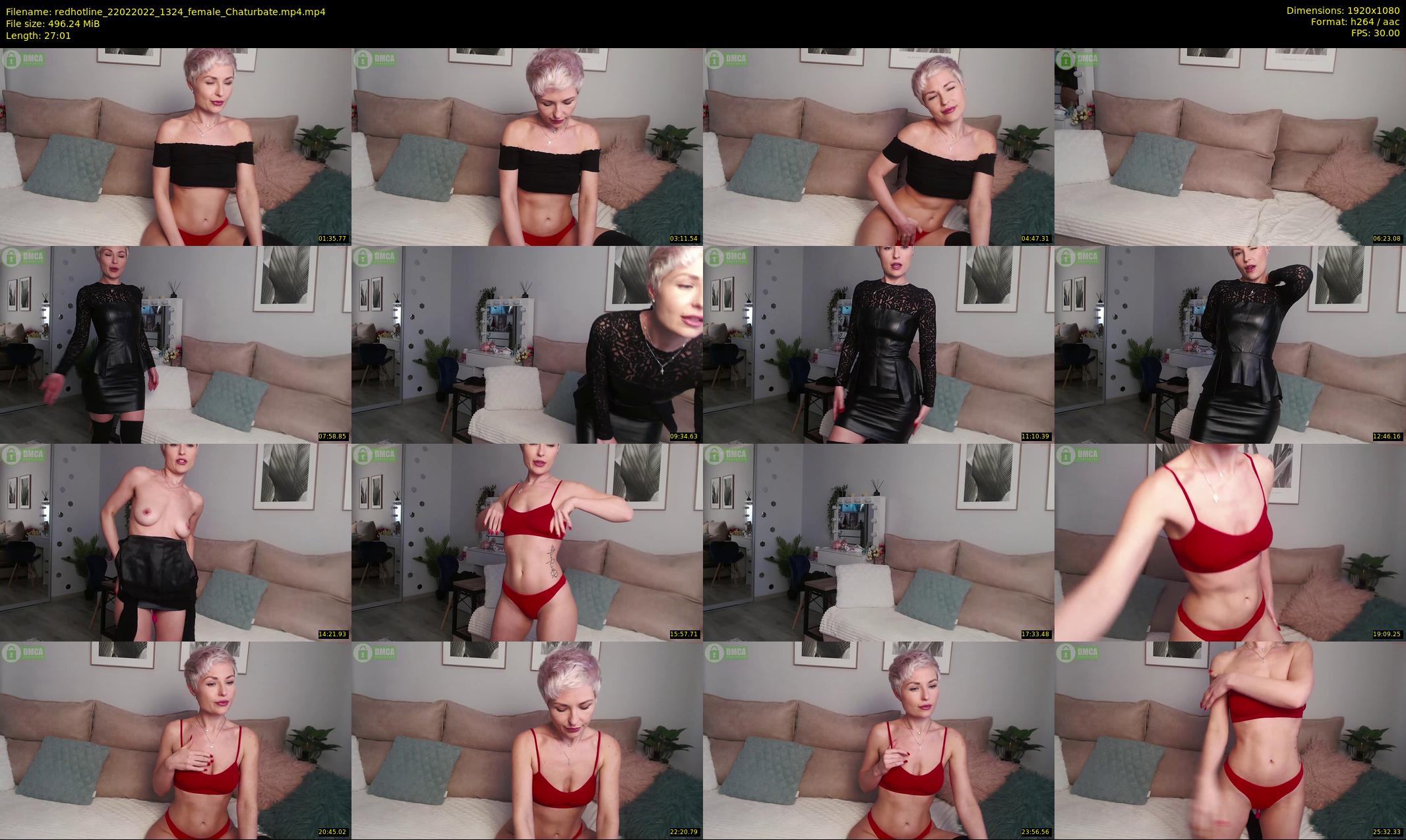 redhotline — 28 minute Chaturbate female cam show recording, 1080p, Feb 22, 2022