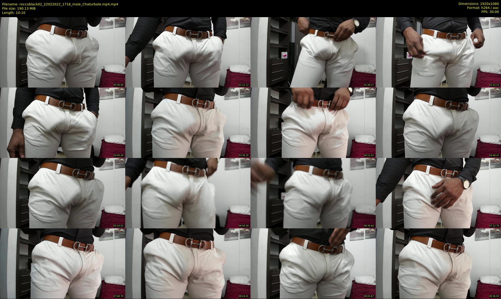 roccoblack02 — 11 minute Chaturbate male cam show recording, 1080p, Feb 22, 2022