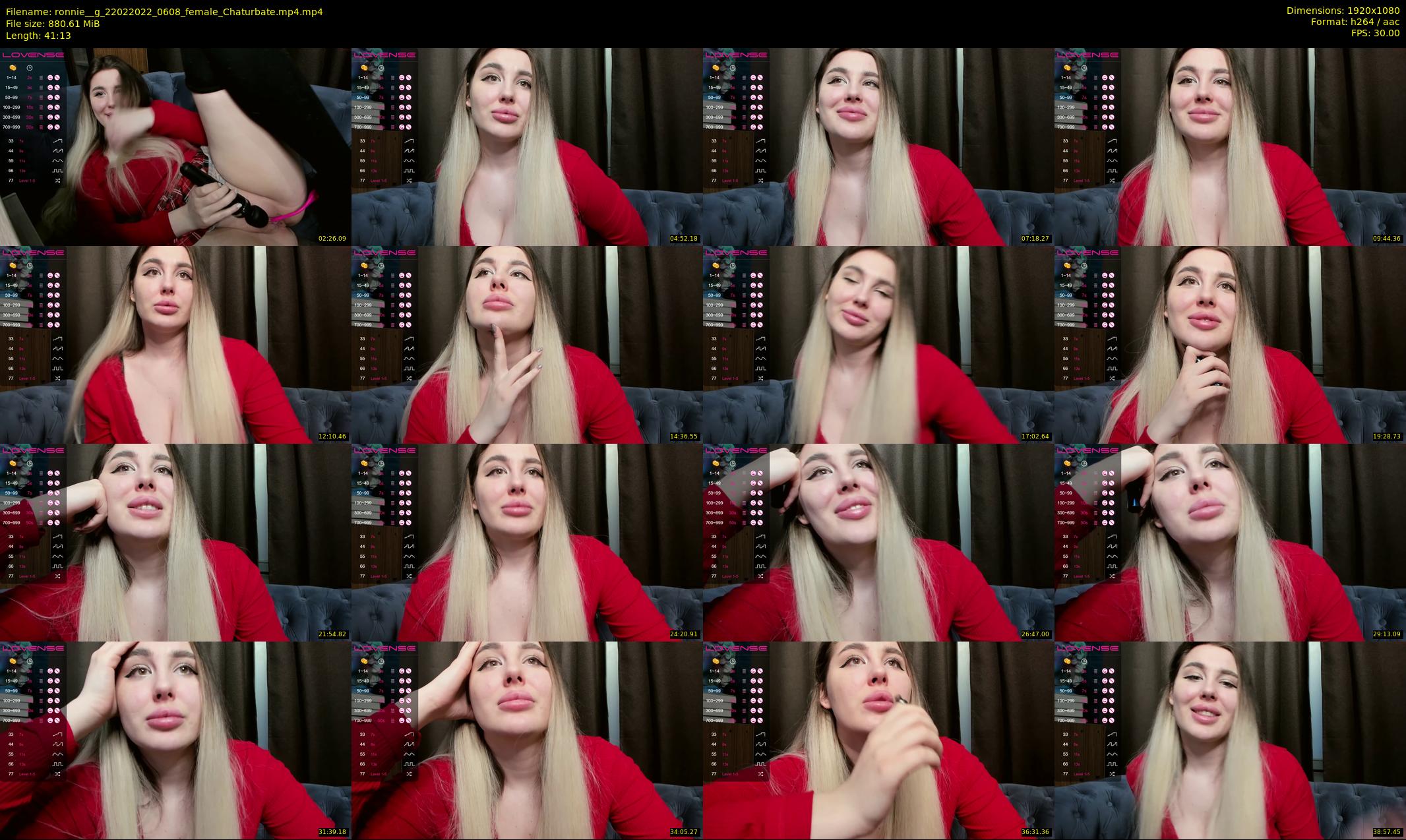 ronnie__g — 42 minute Chaturbate female cam show recording, 1080p, Feb 22, 2022