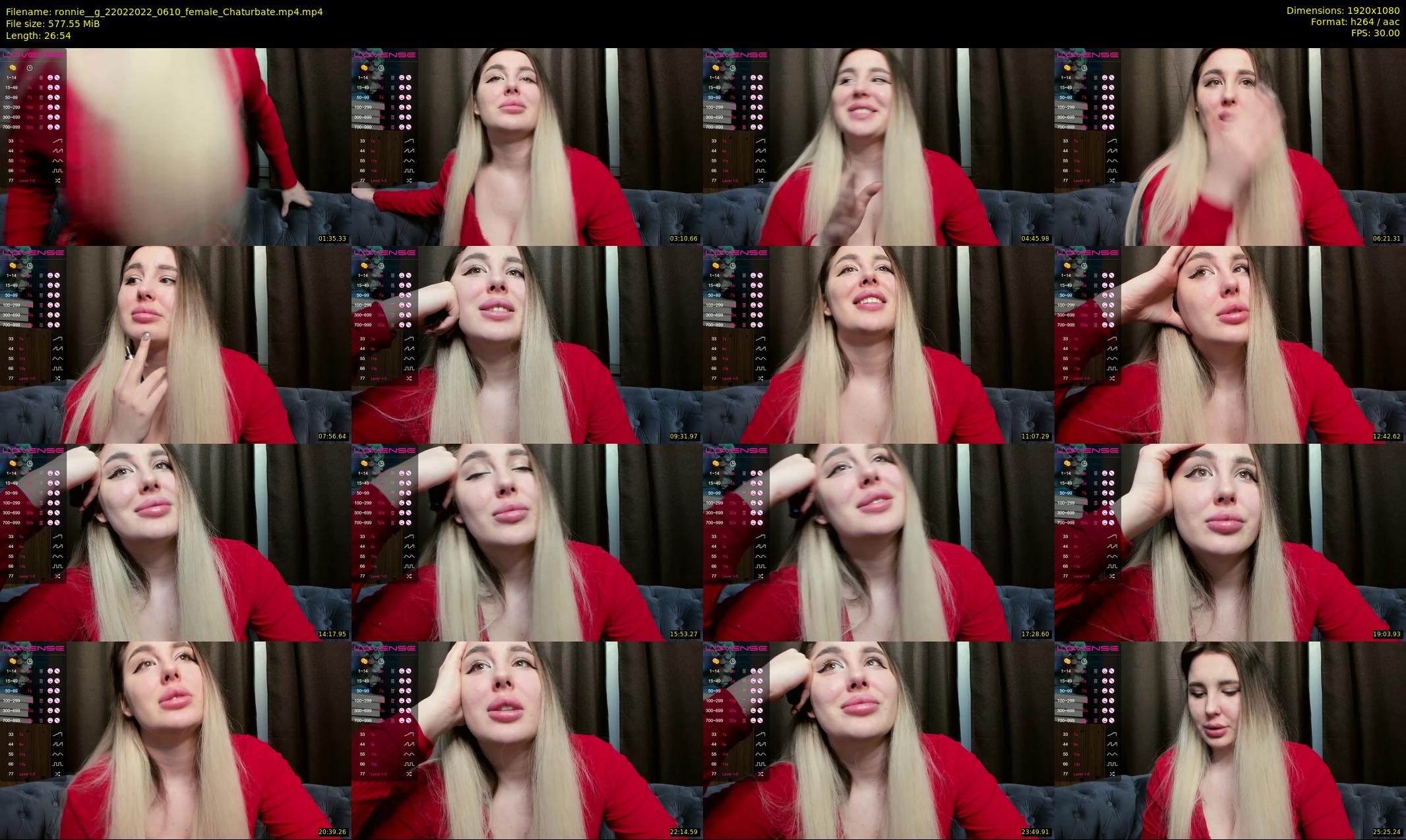 ronnie__g — 27 minute Chaturbate female cam show recording, 1080p, Feb 22, 2022