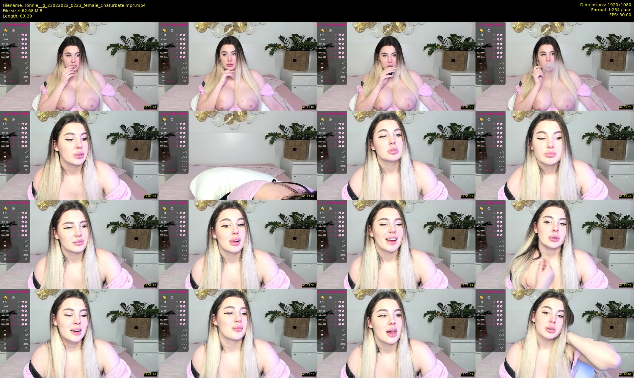 ronnie__g — 4 minute Chaturbate female cam show recording, 1080p, Feb 23, 2022
