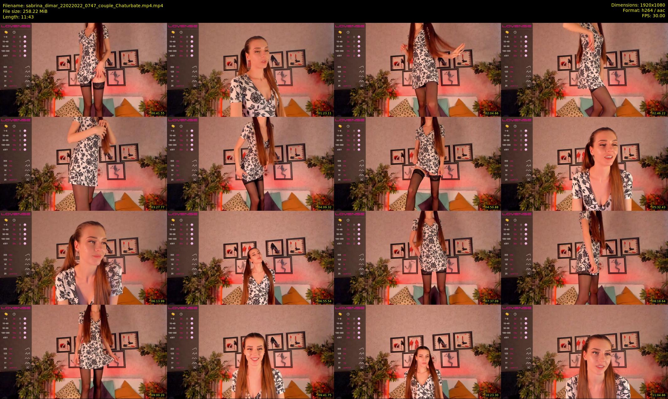 sabrina_dimar — 12 minute Chaturbate female cam show recording, 1080p, Feb 22, 2022