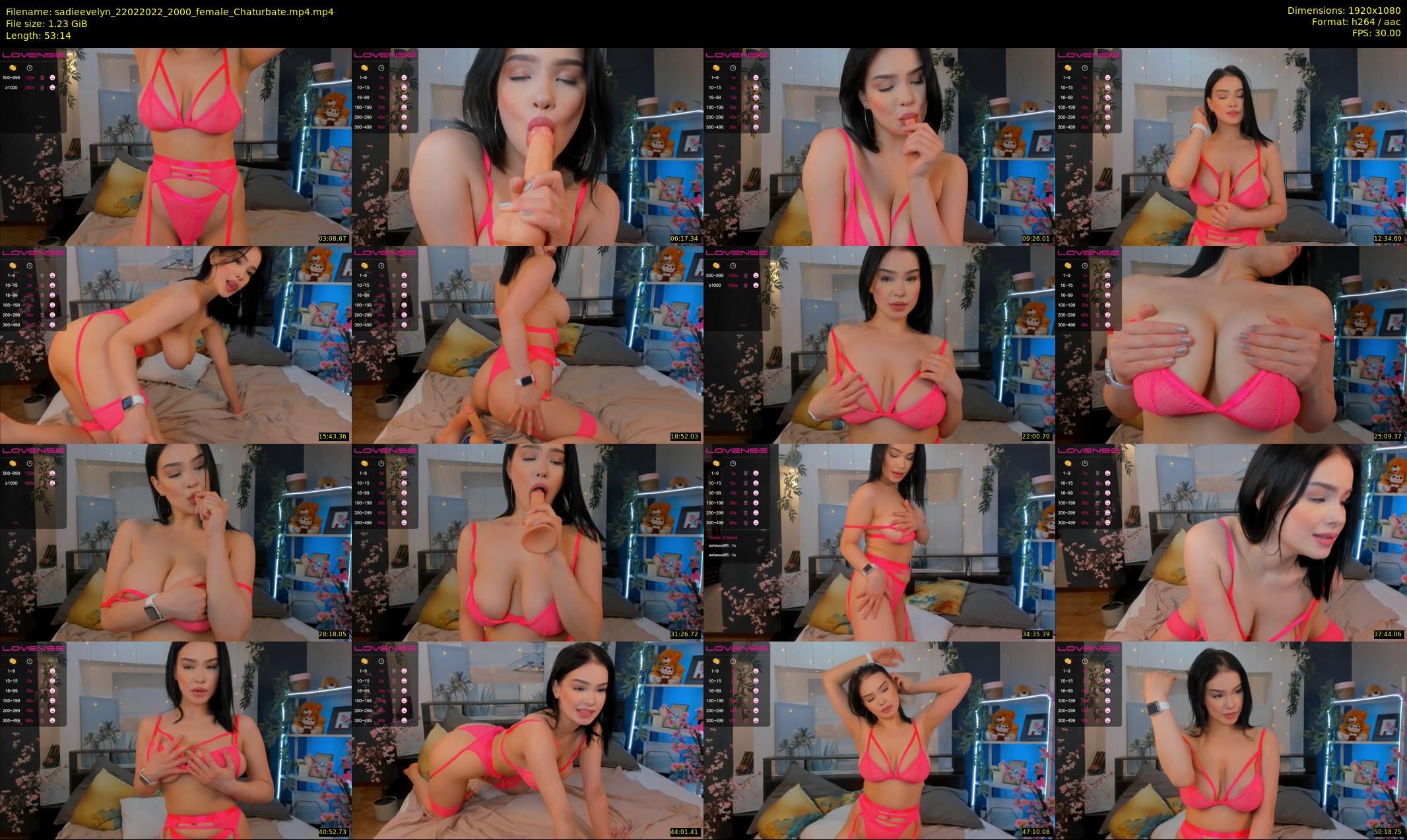sadieevelyn — 54 minute Chaturbate female cam show recording, 1080p, Feb 22, 2022