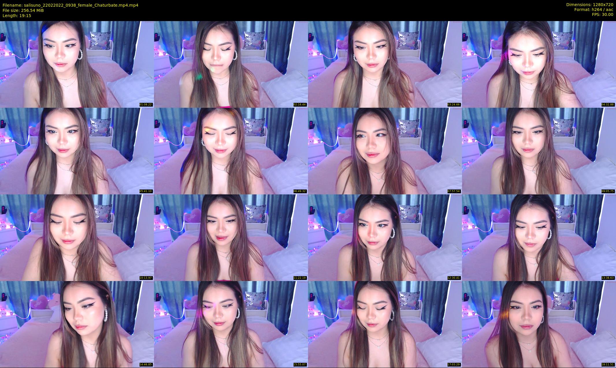 salisuno — 20 minute Chaturbate female cam show recording, 720p, Feb 22, 2022