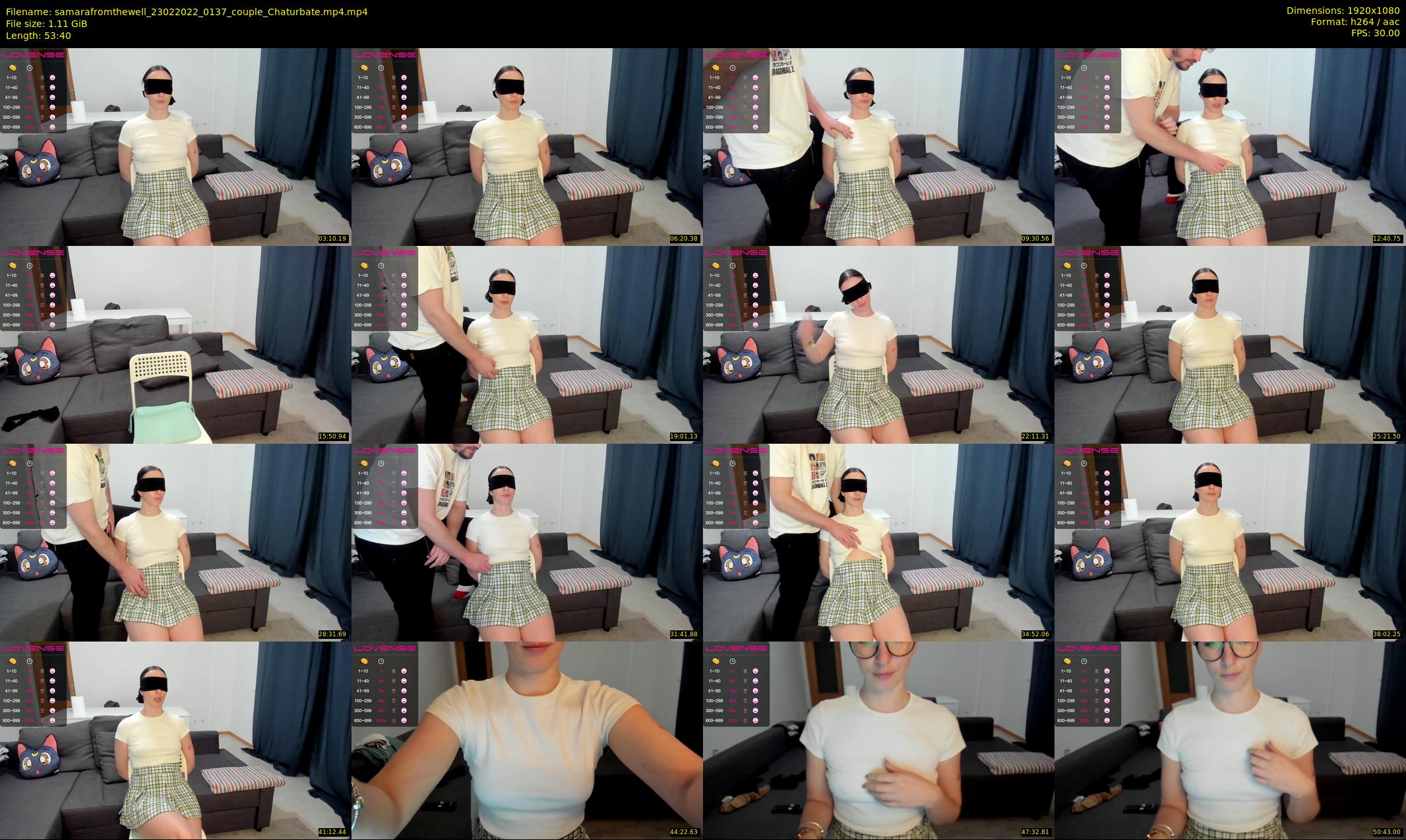 samarafromthewell — 54 minute Chaturbate female cam show recording, 1080p, Feb 23, 2022